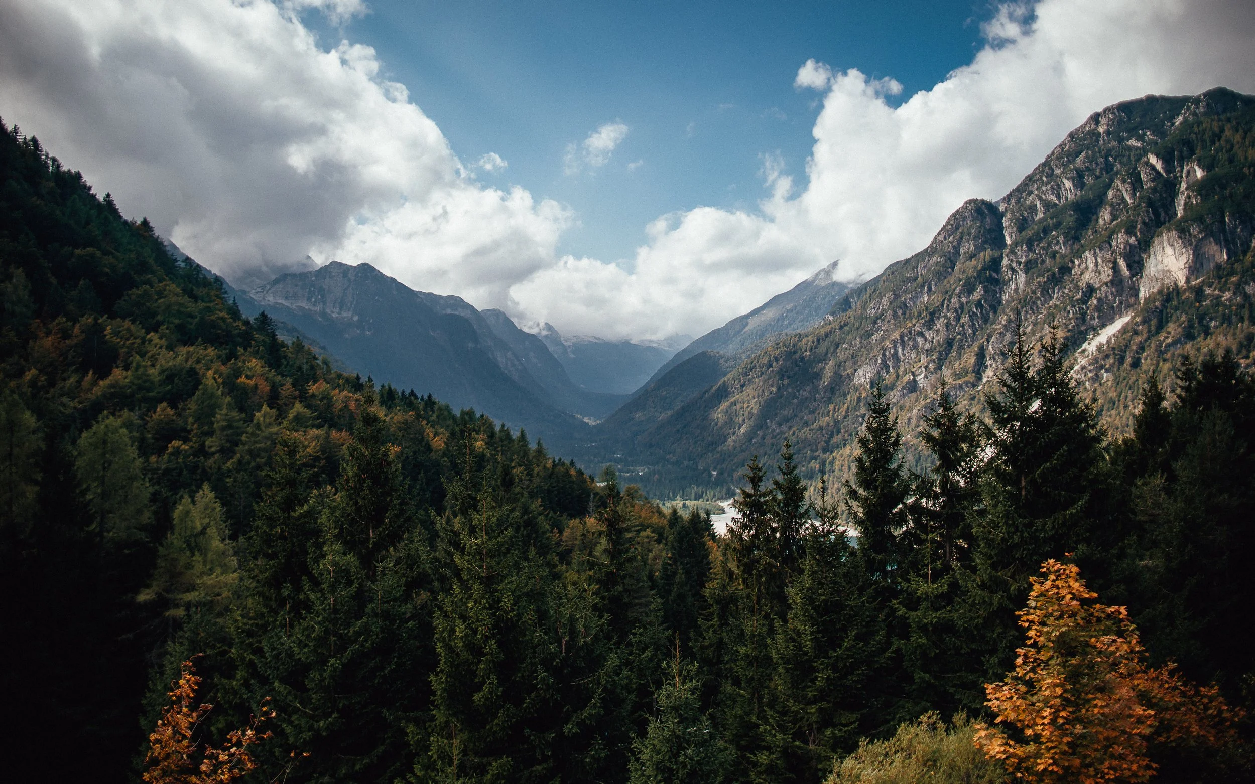 View of Italian Alps