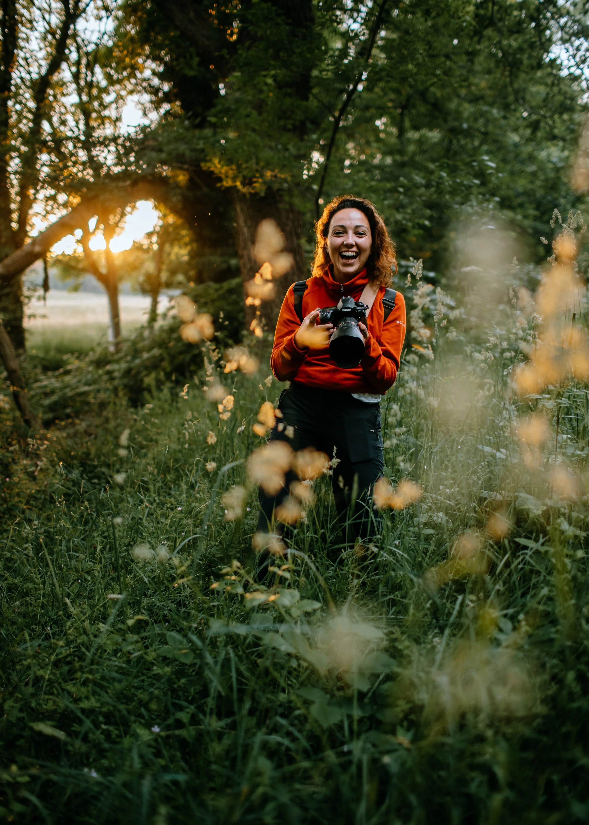  photography, standing in Sunset