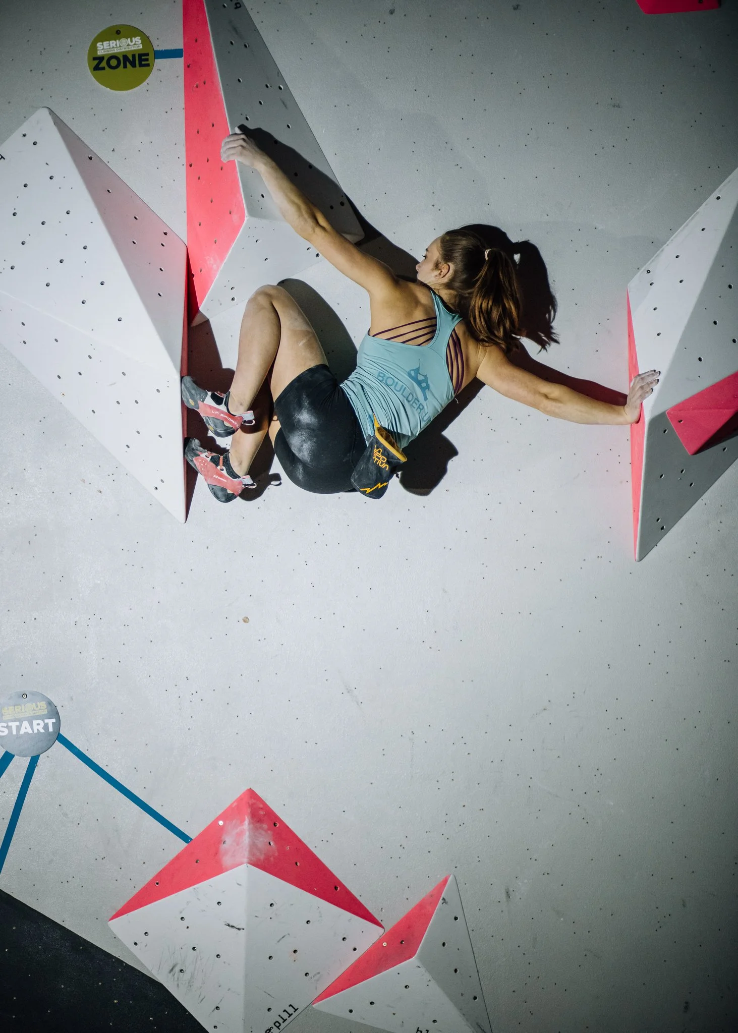  climate, attempting challenging, bouldering problem
