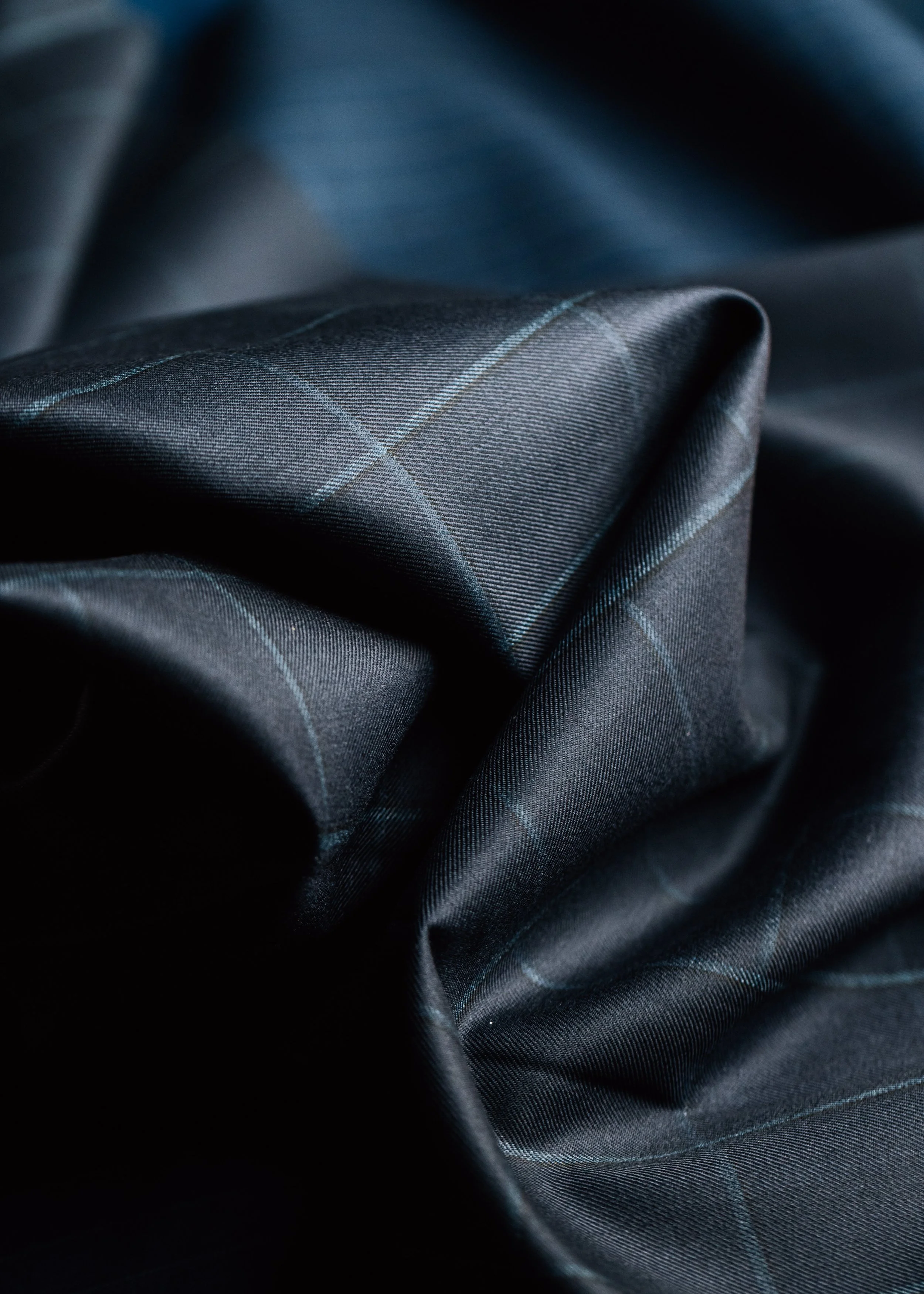  dark chequered fabric, woven by SIL group