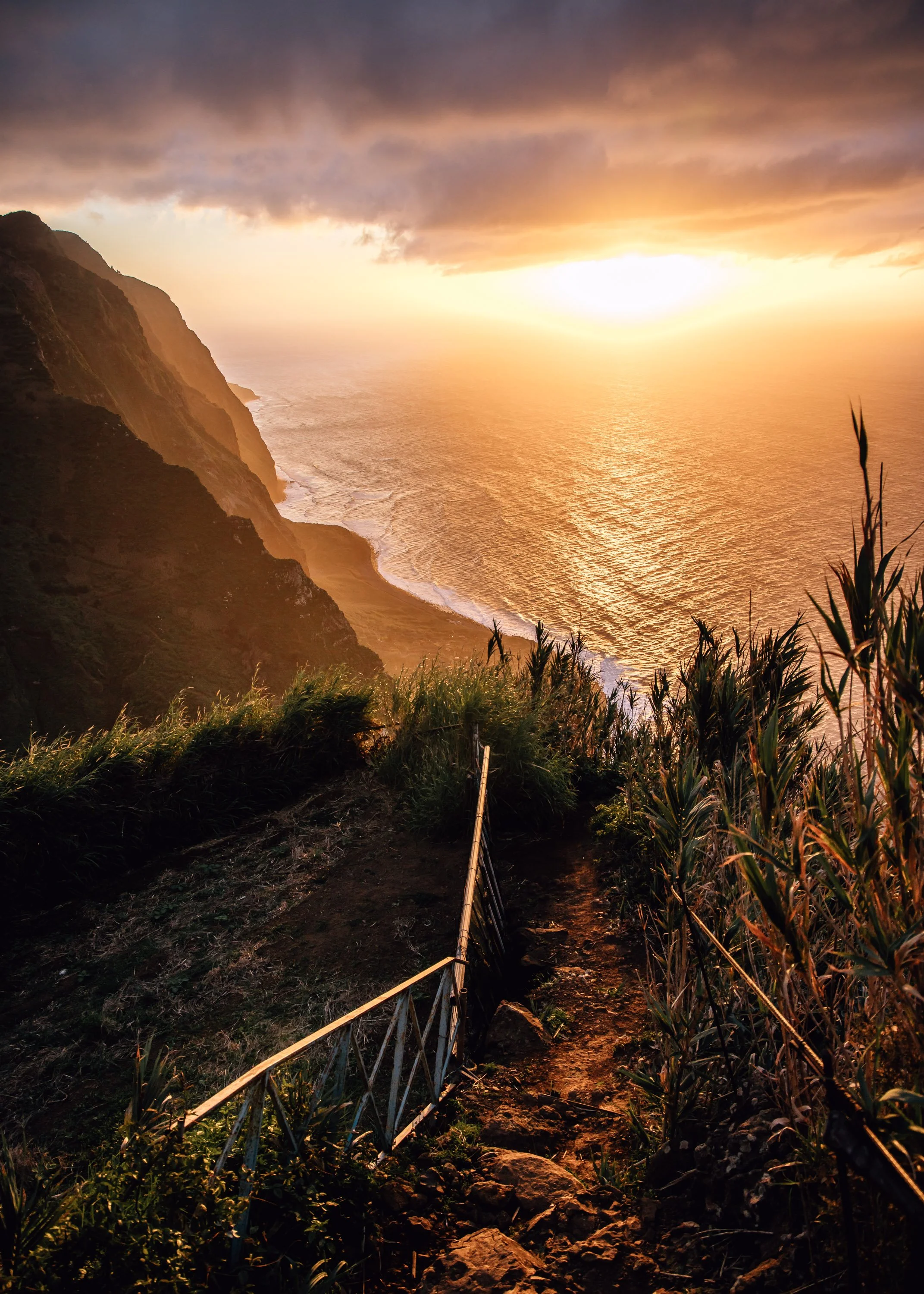 Sunset at Miradouro do Ponta da Ladeira Madiera