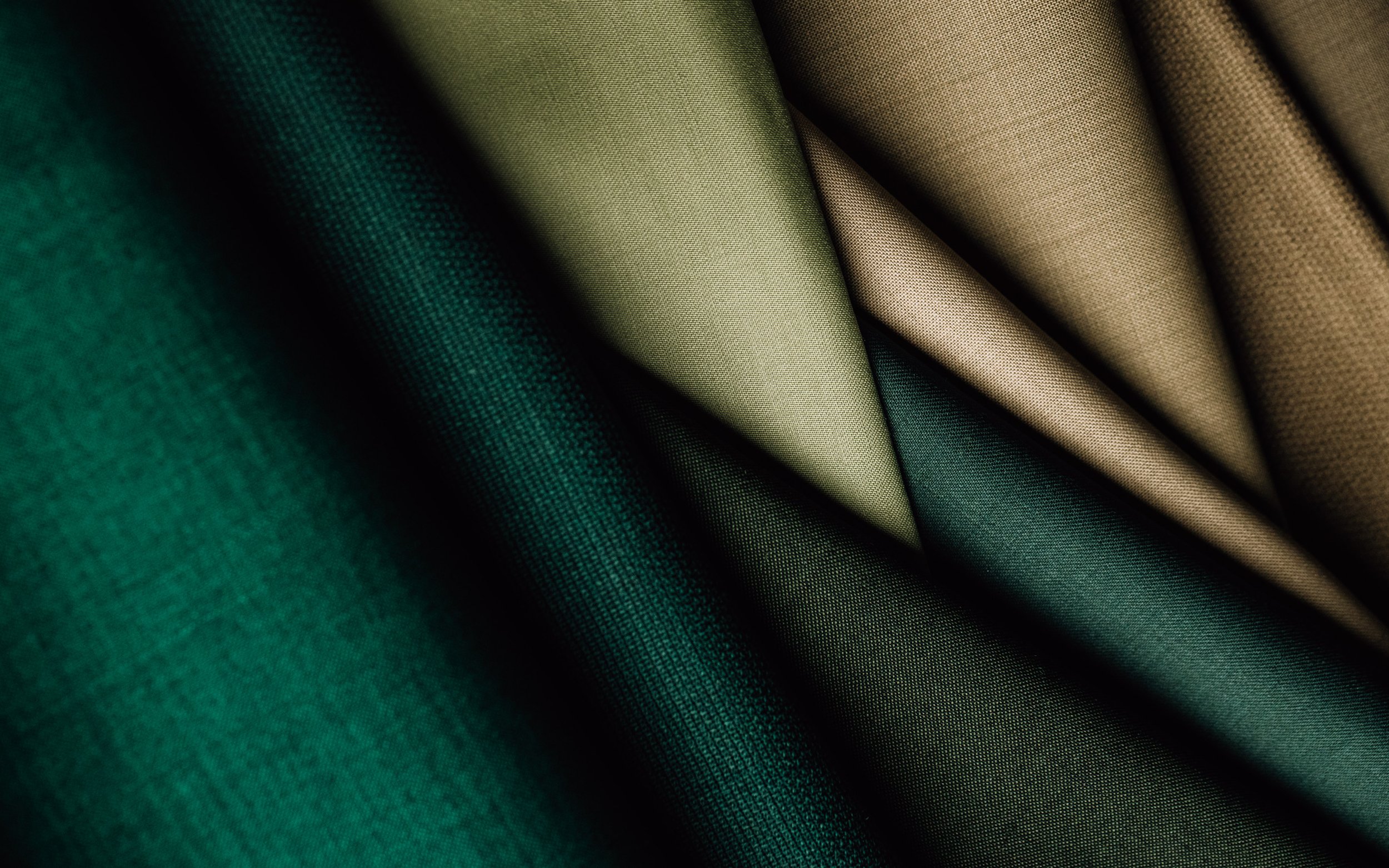 Green cloth, woven at Stanley Mills weavers Bradford