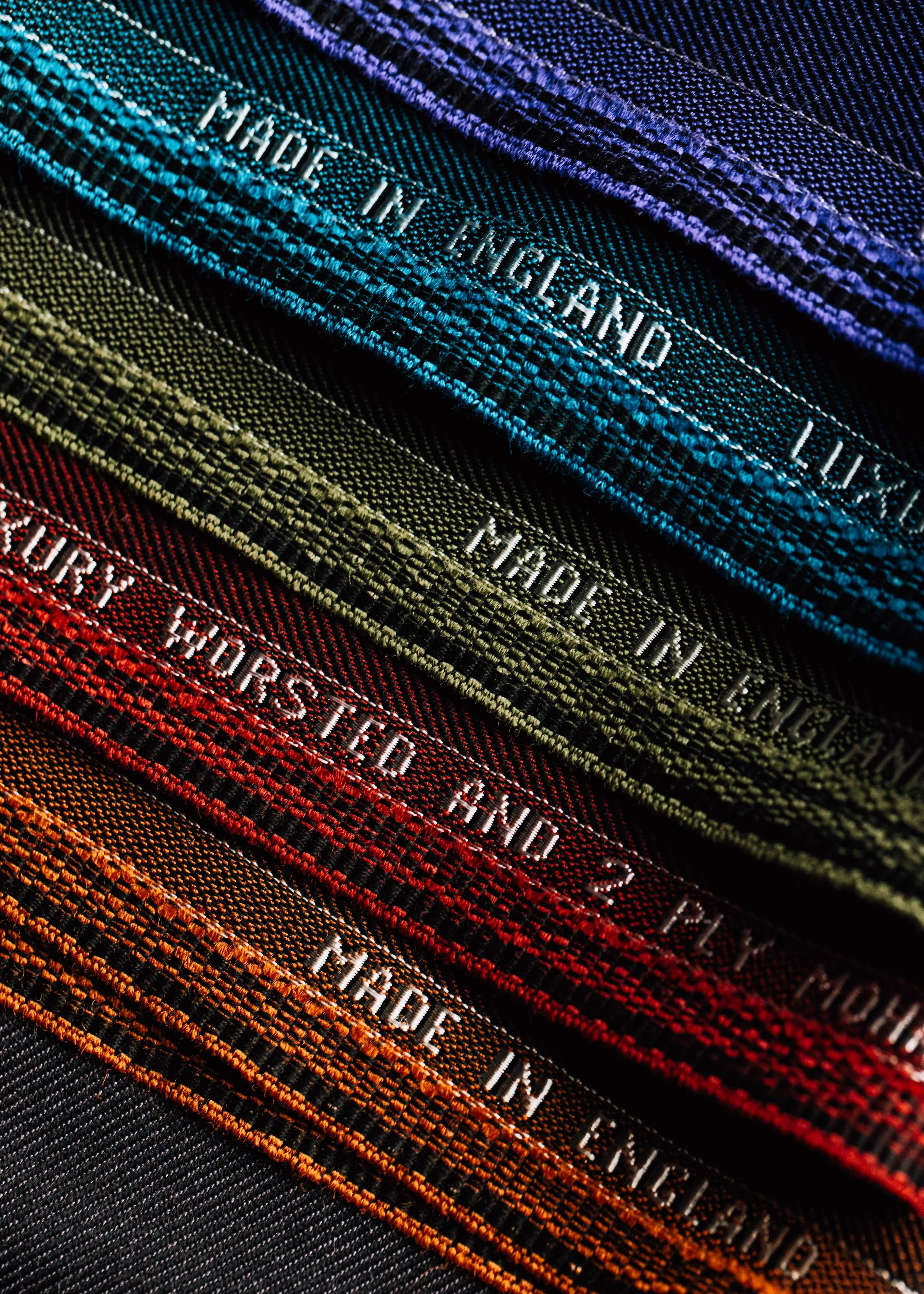  denim weave fabric made in England