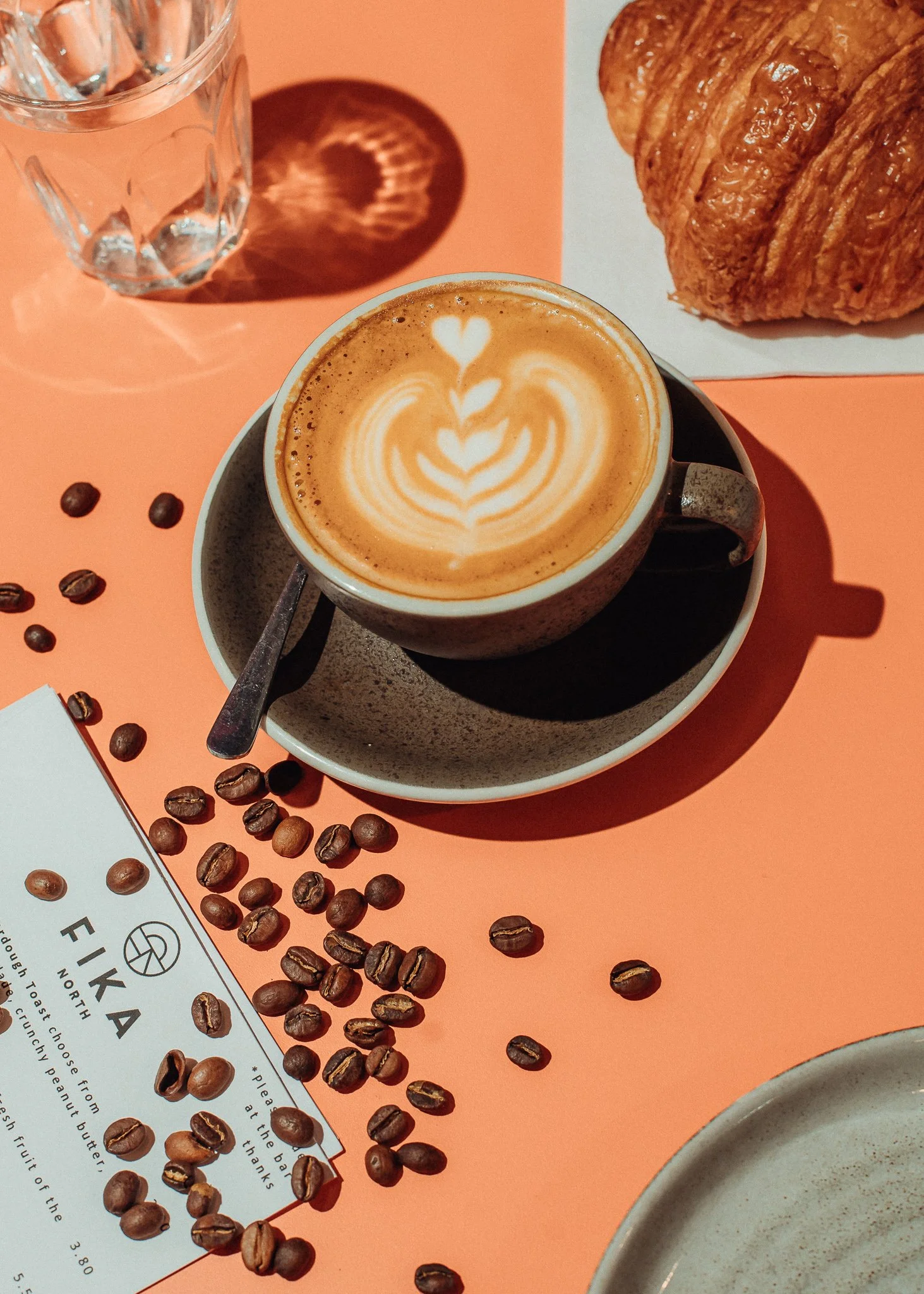 A cappuccino at Fika North