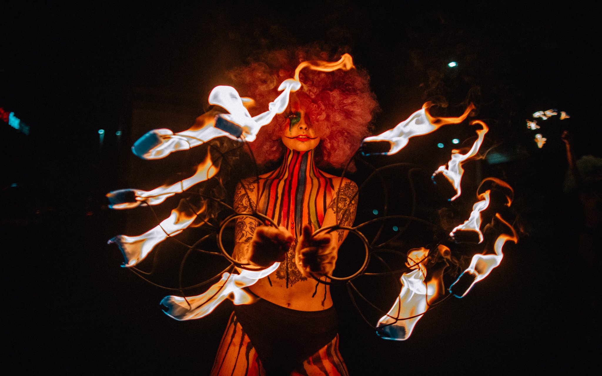  fire at the disco, fire performer