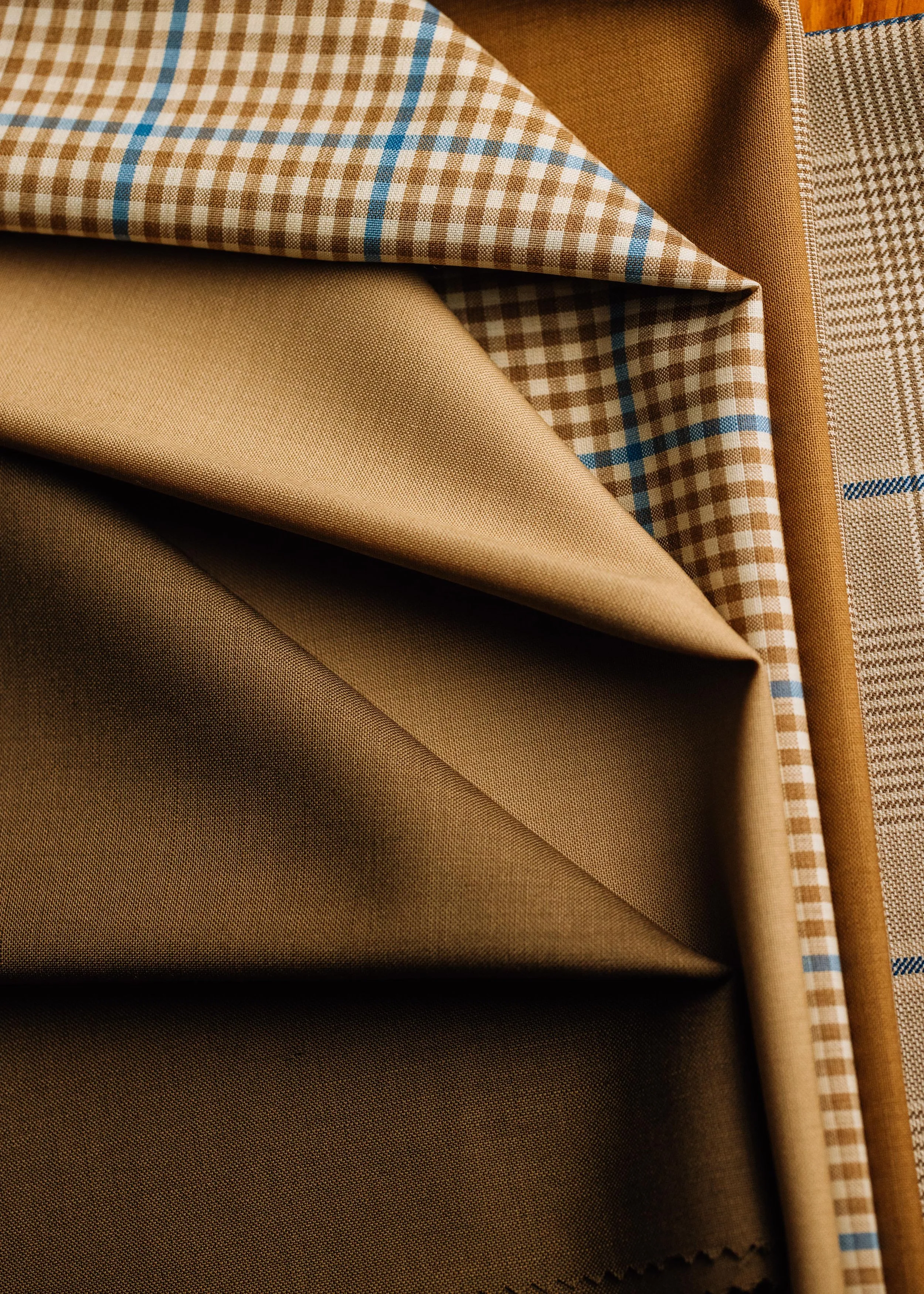 Selection of beige cloth, by John Foster Bradford