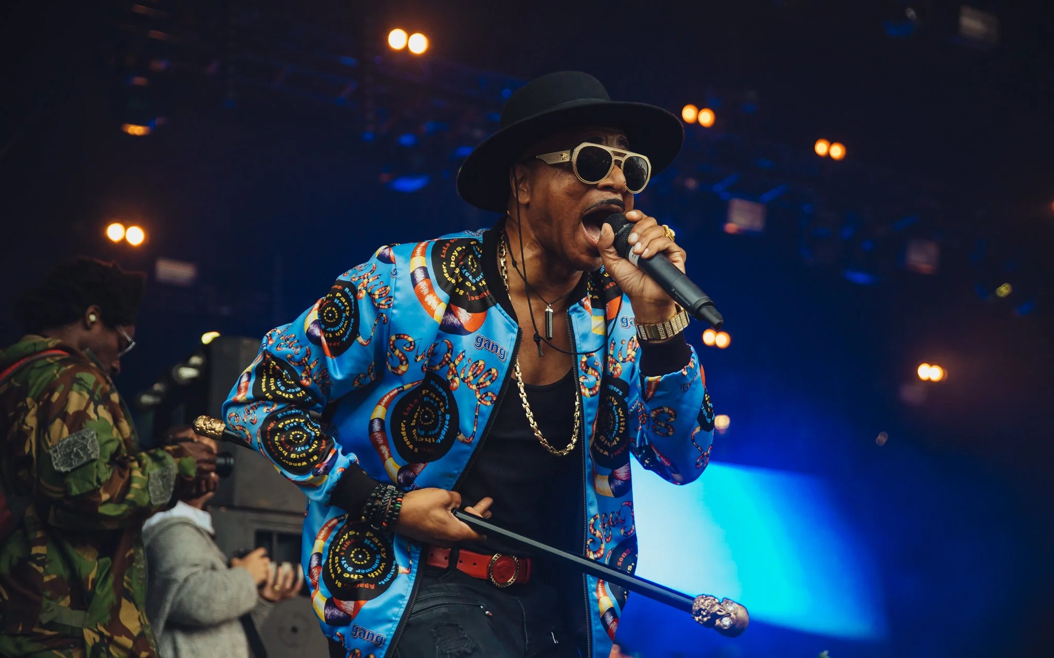 The Sugarhill Gang play at beat herder music festival