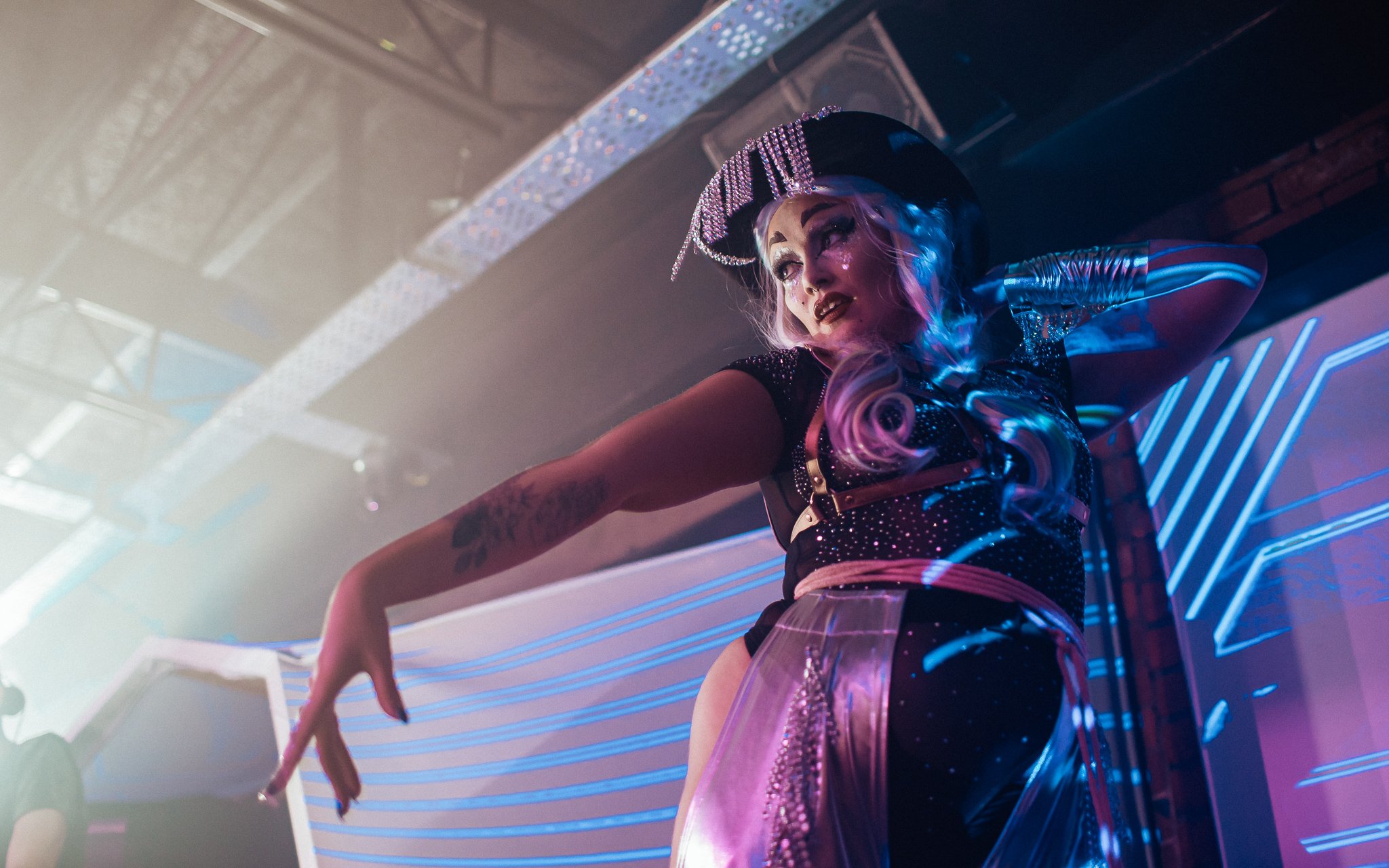  drag performer in nightclub
