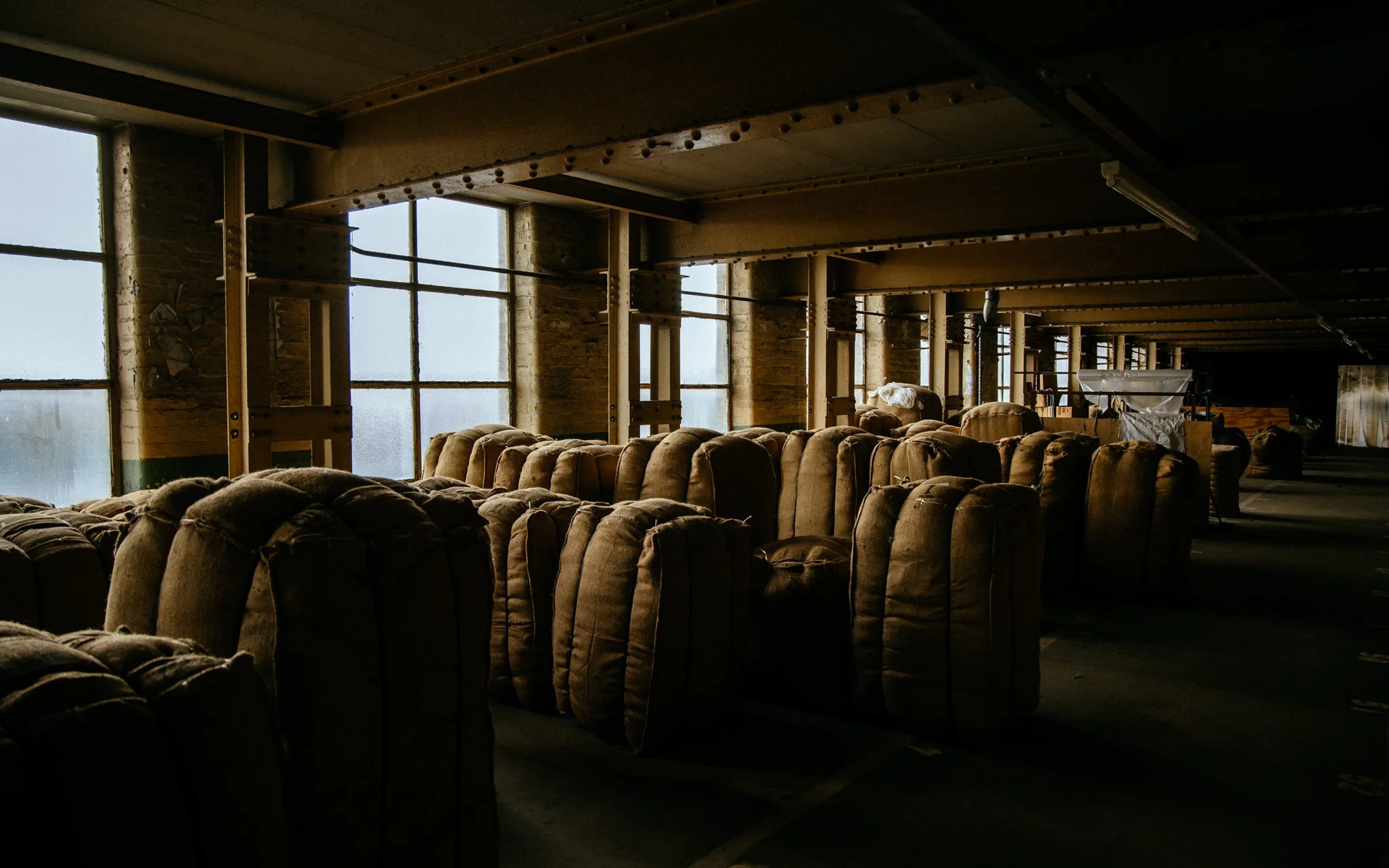 Bales of fibres