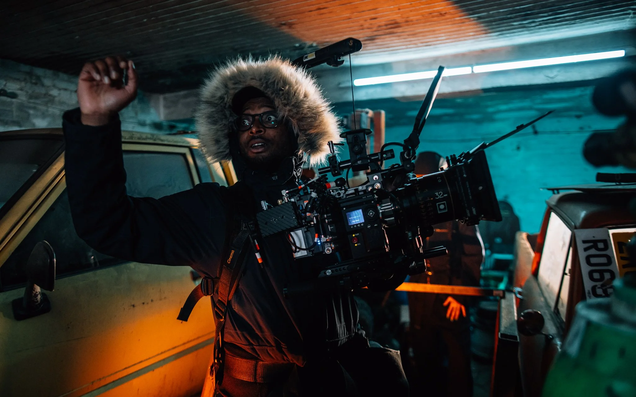  a DOP in action on LG Vision shoot