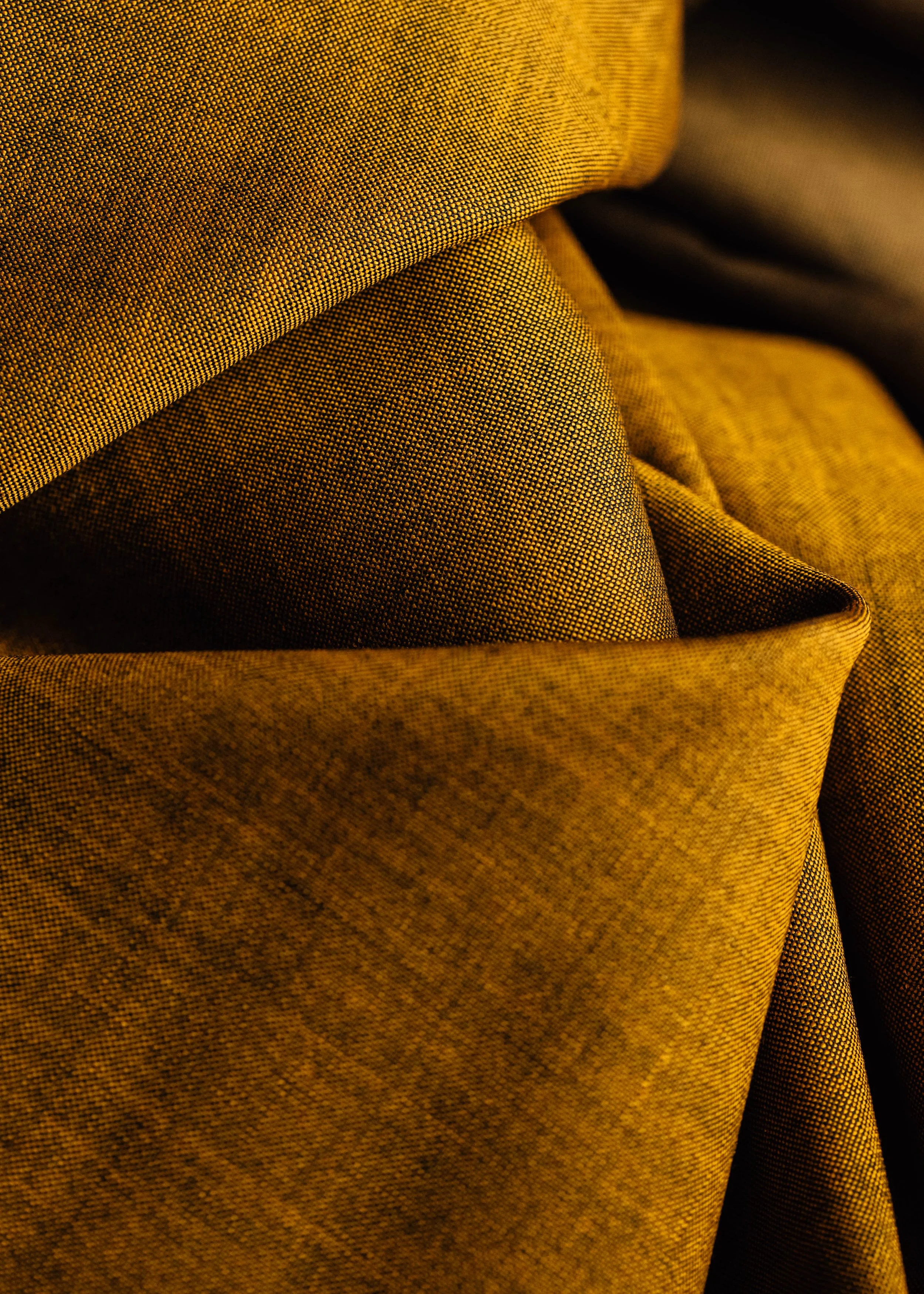  yellow fabric made in Bradford