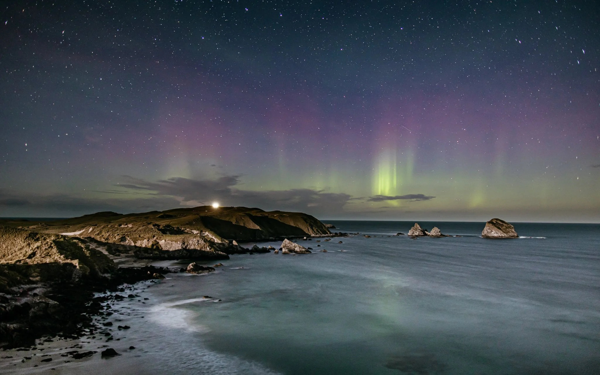  Northern Lights above Durness Scotland