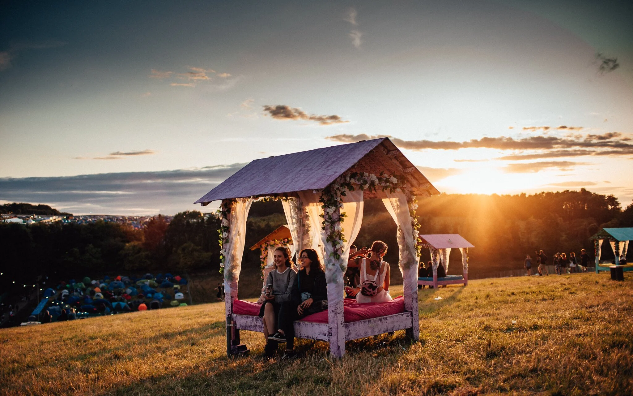  people, relax at sunset, boomtown, music festival