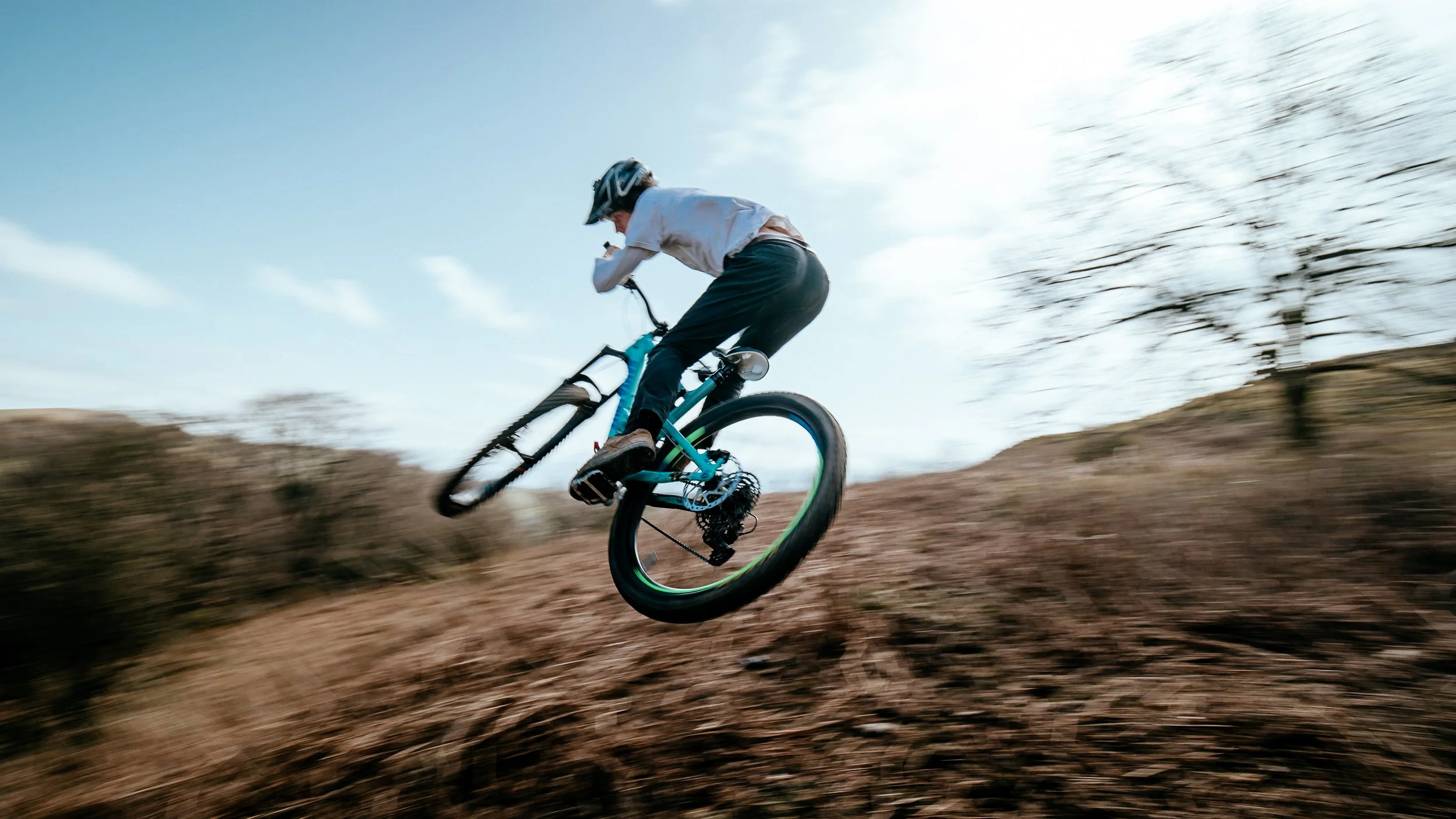  mountain, bike rider, jumping