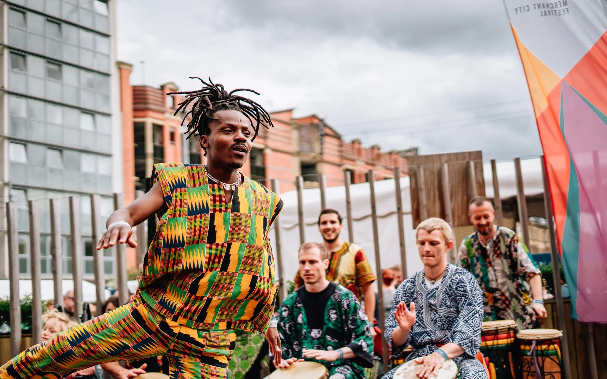 A dancer dancer is an African style in Glasgow city centre music festival
