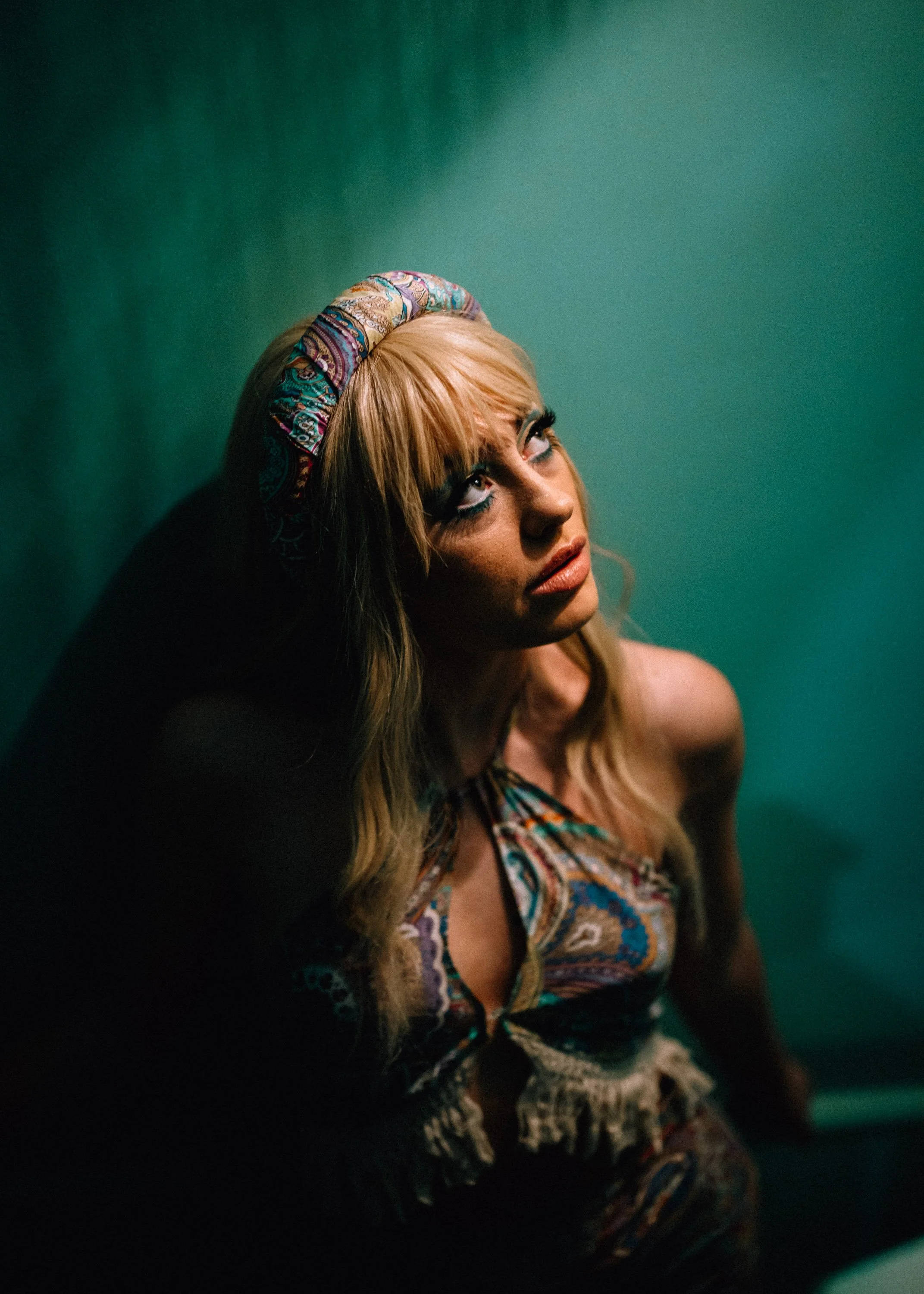  girl in hippie inspired outfit