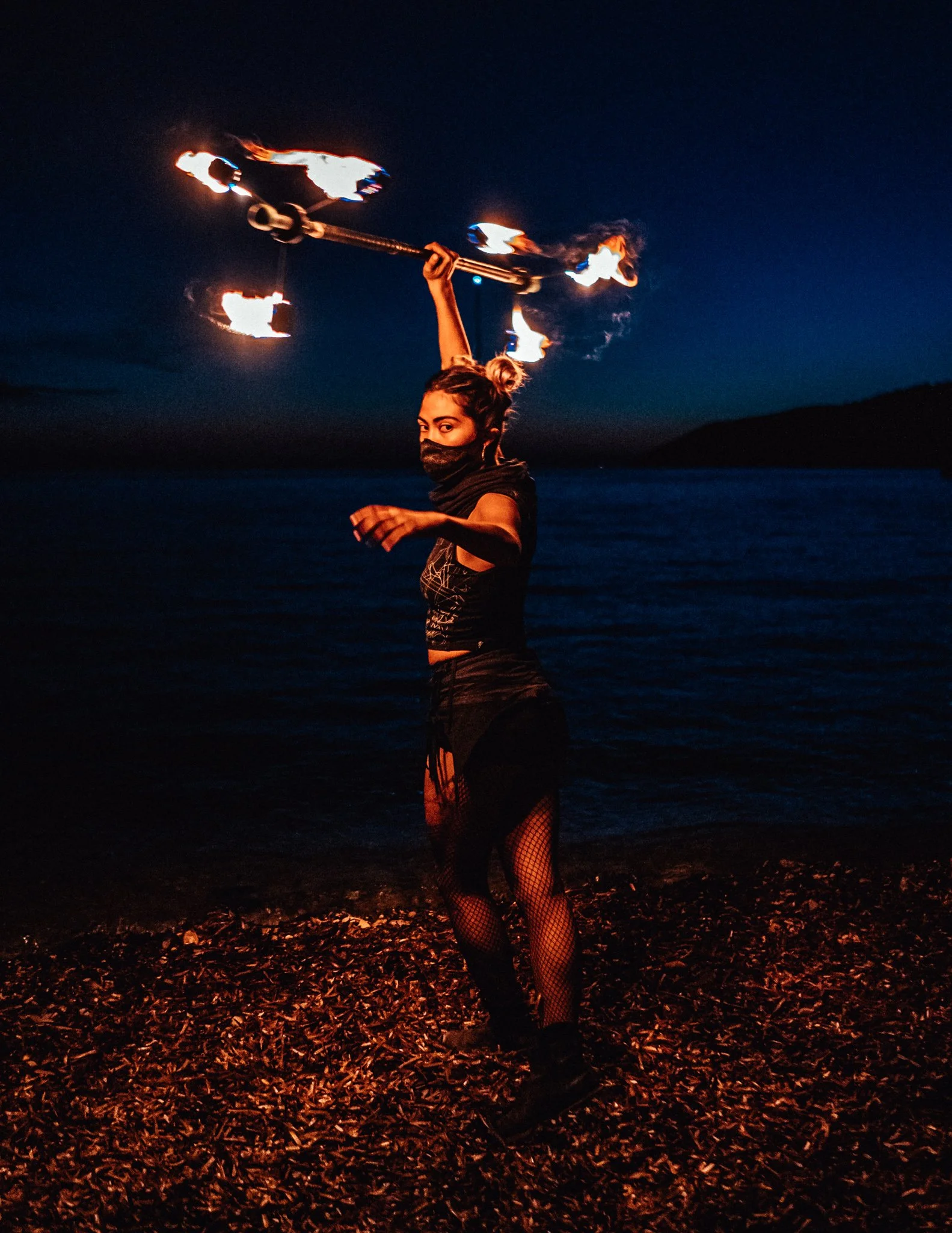  fire performer, Croatia
