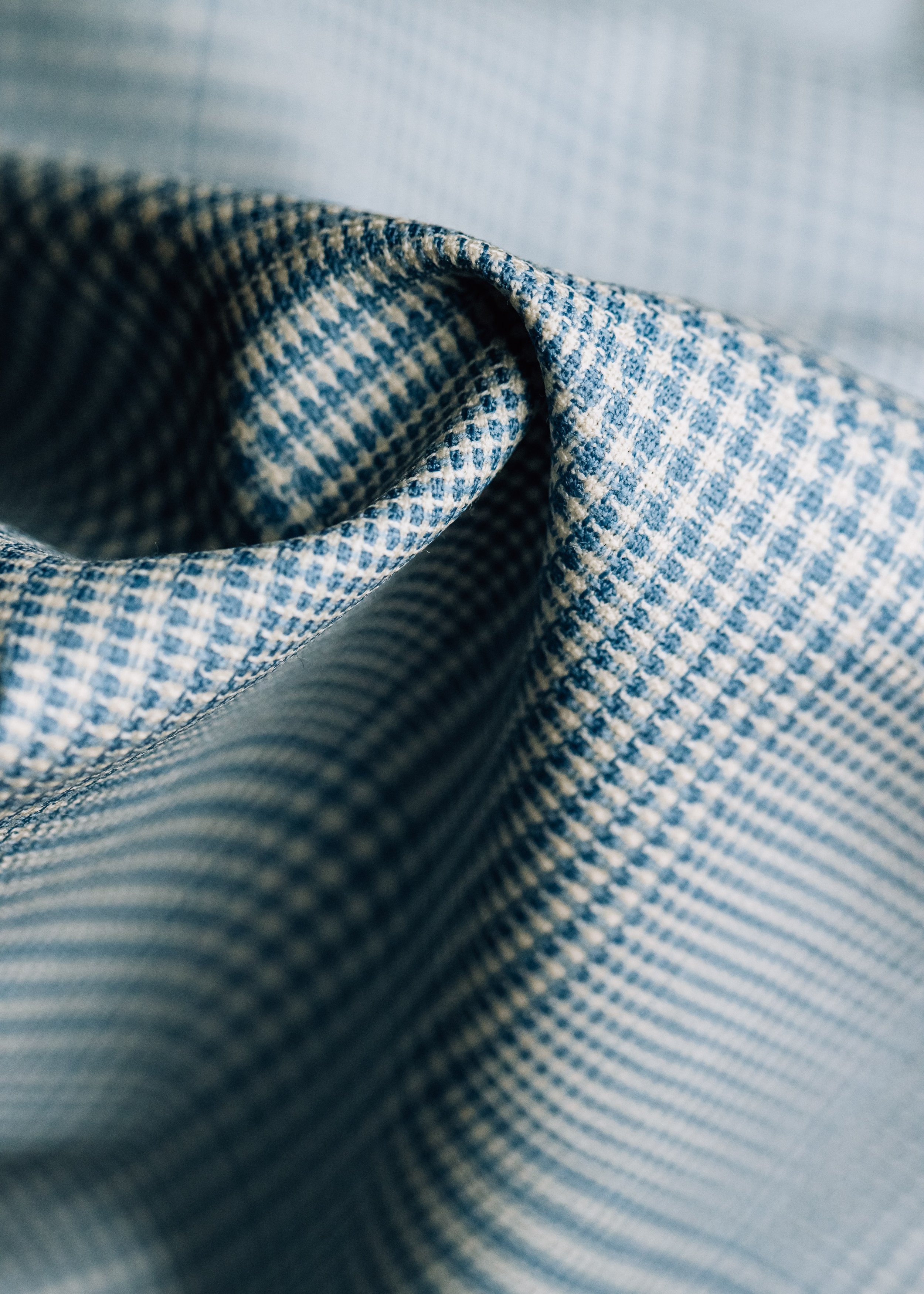  sustainable Escorial fabric chequered for Brioni