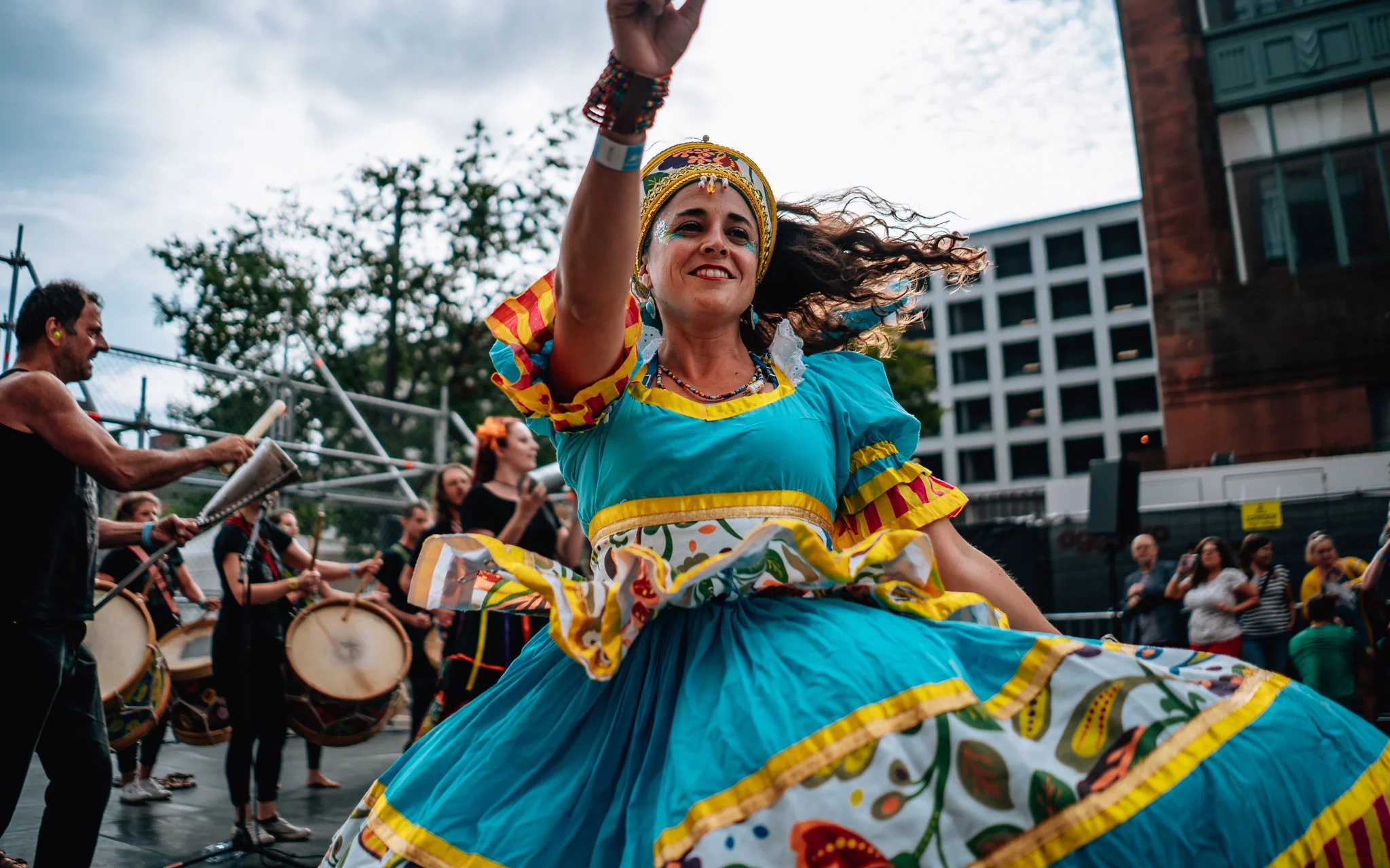  Spanish dancer at festival in Glasgow