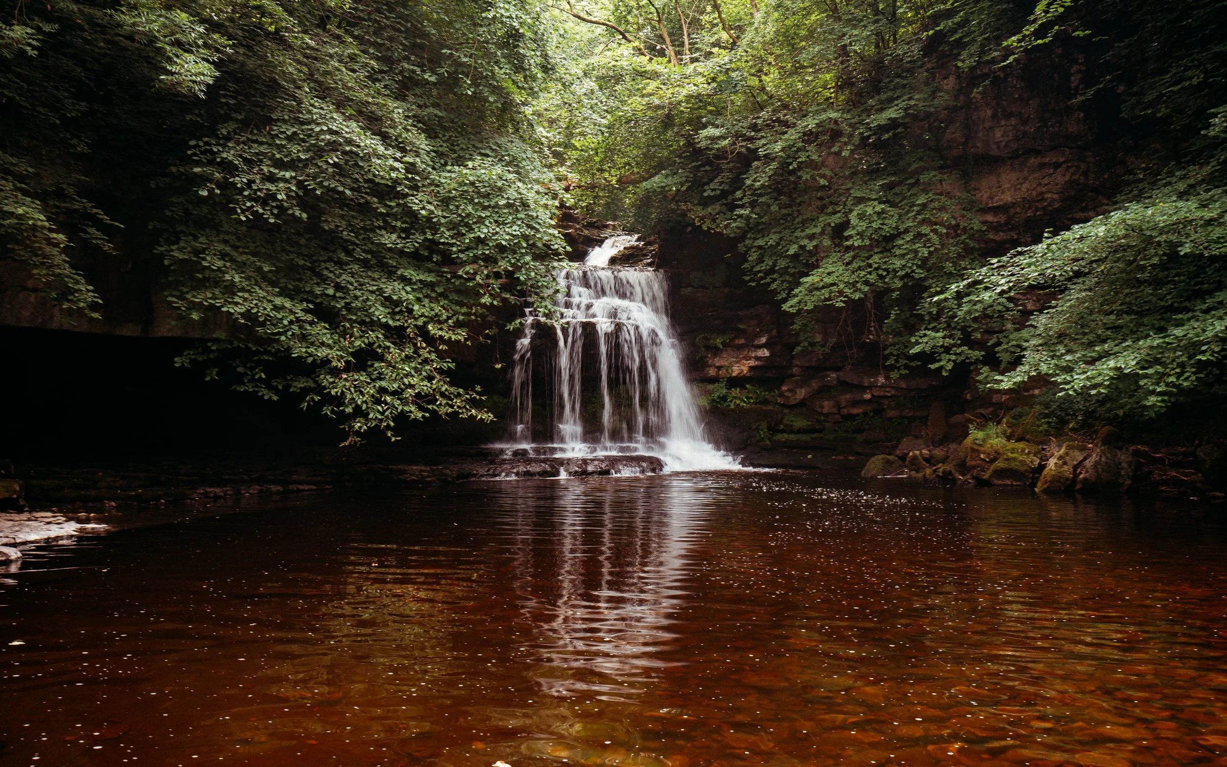 West Burton falls in the Yorkshire Dales national Park