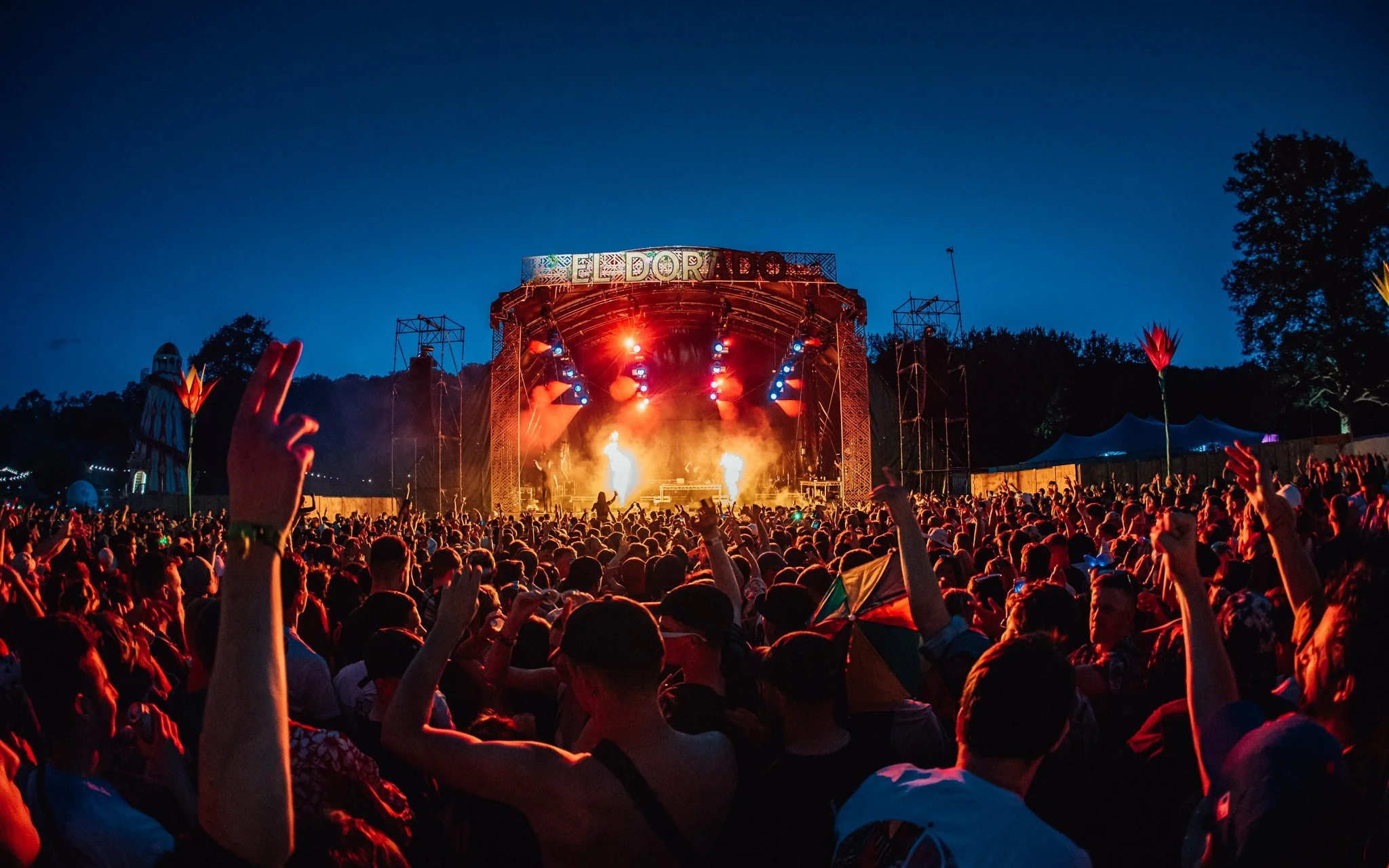  large crowd at El Dorado music festival 