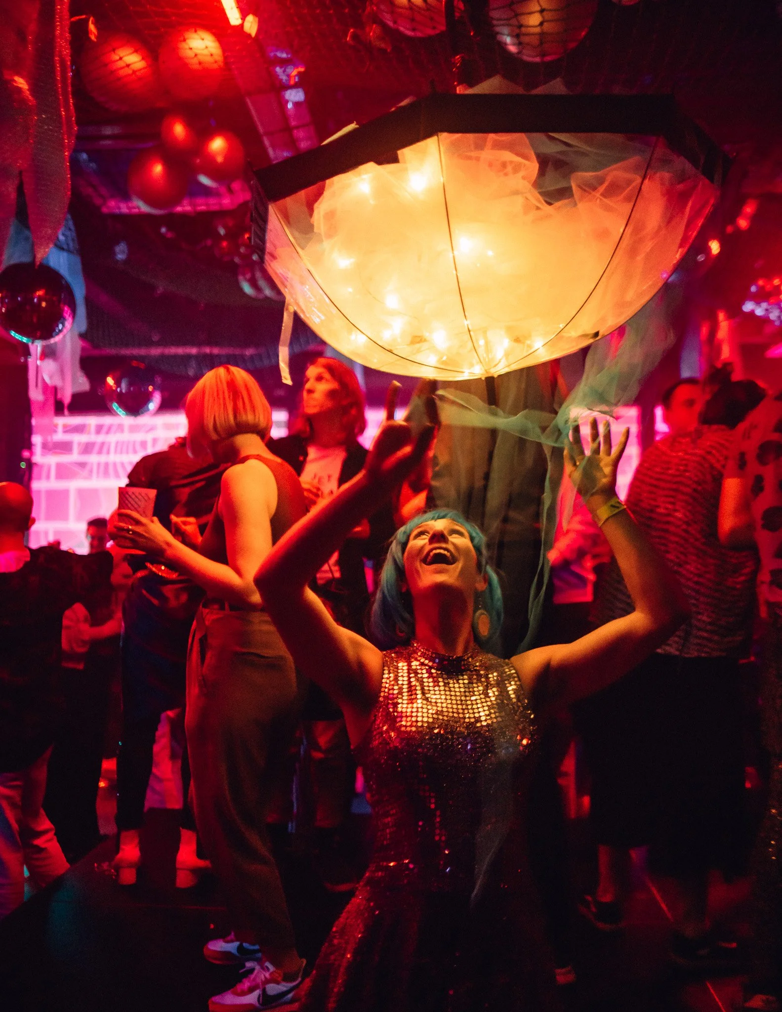  girl at midnight, Leeds sheaf Street