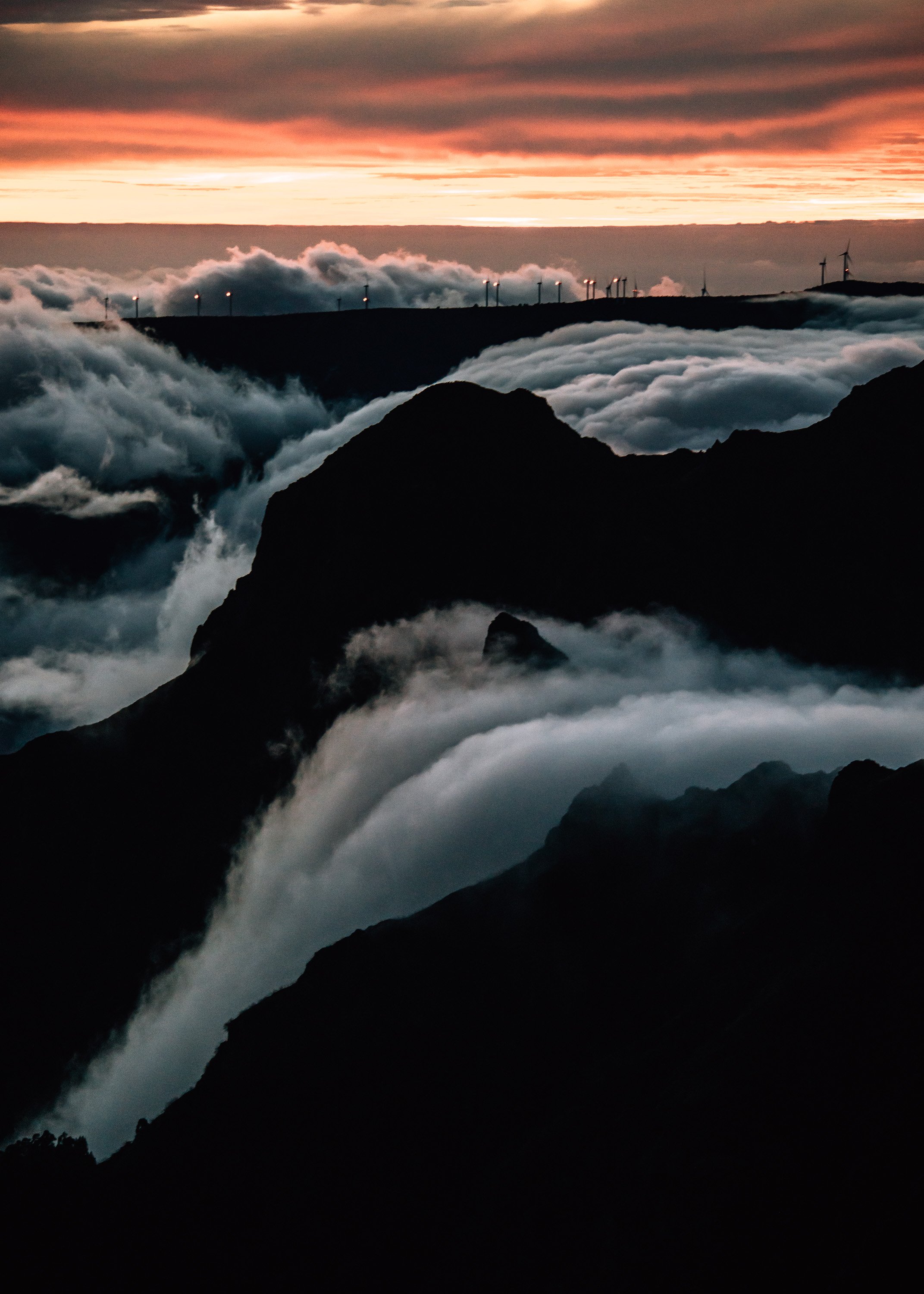  cloud flies over the mountains, Madeira