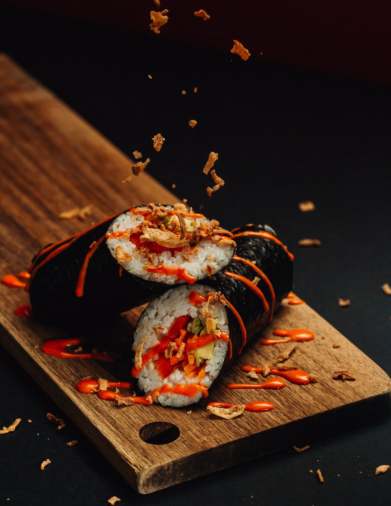  vegan sushi by honest, edibles with crispy
