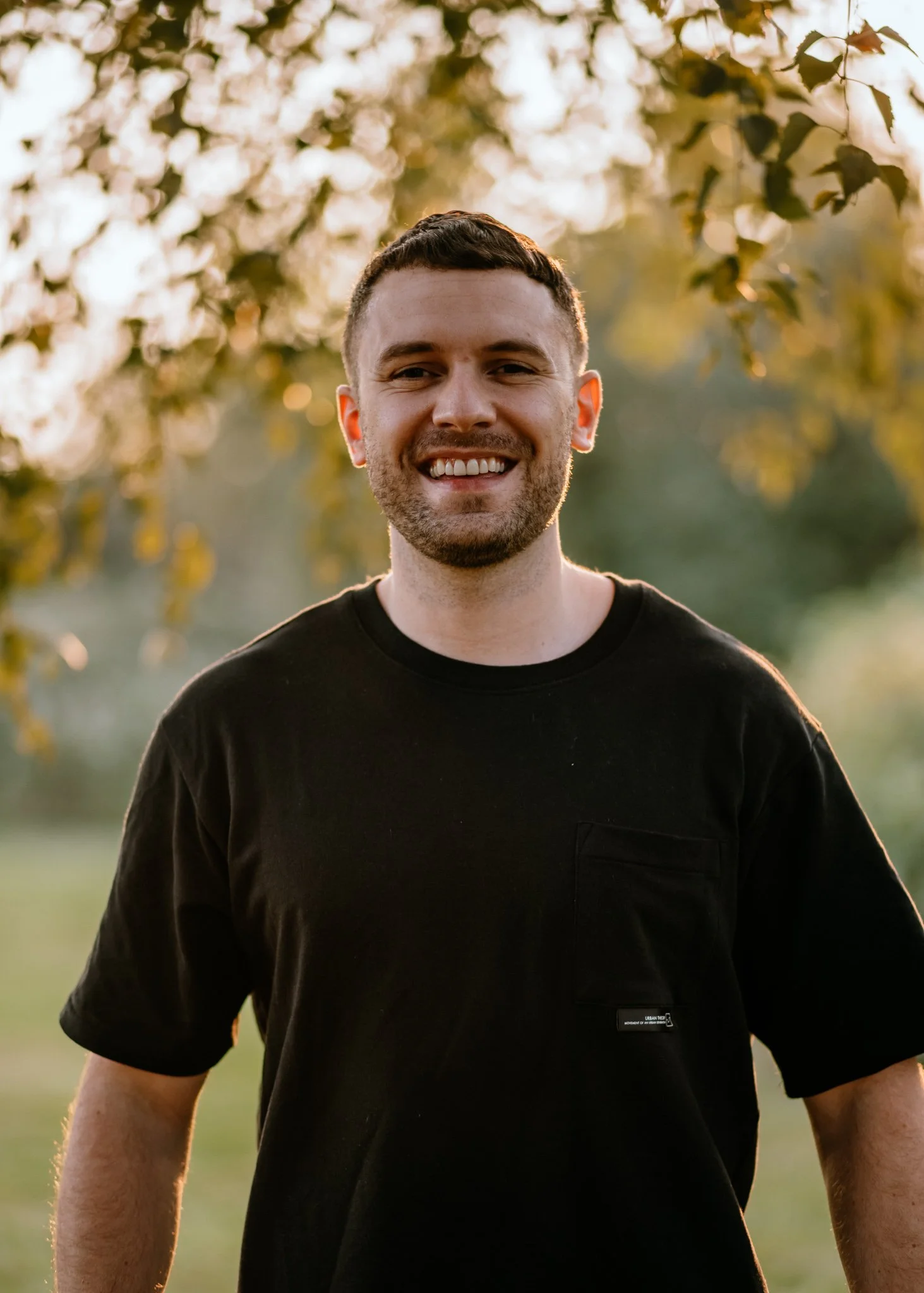  man poses for portrait