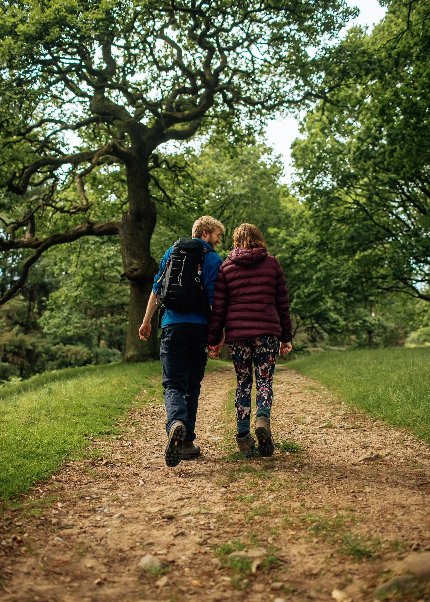  a couple of walkers walking near
