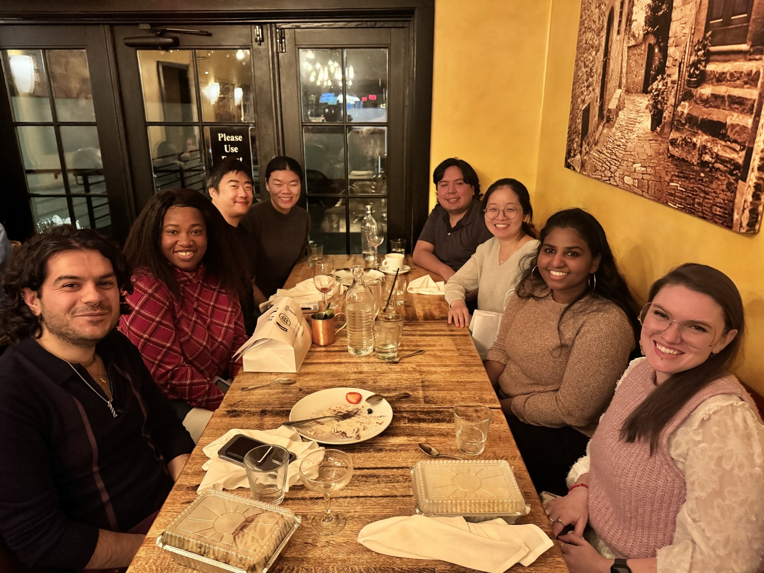 Long overdue lab dinner at Treva to start the 2024!