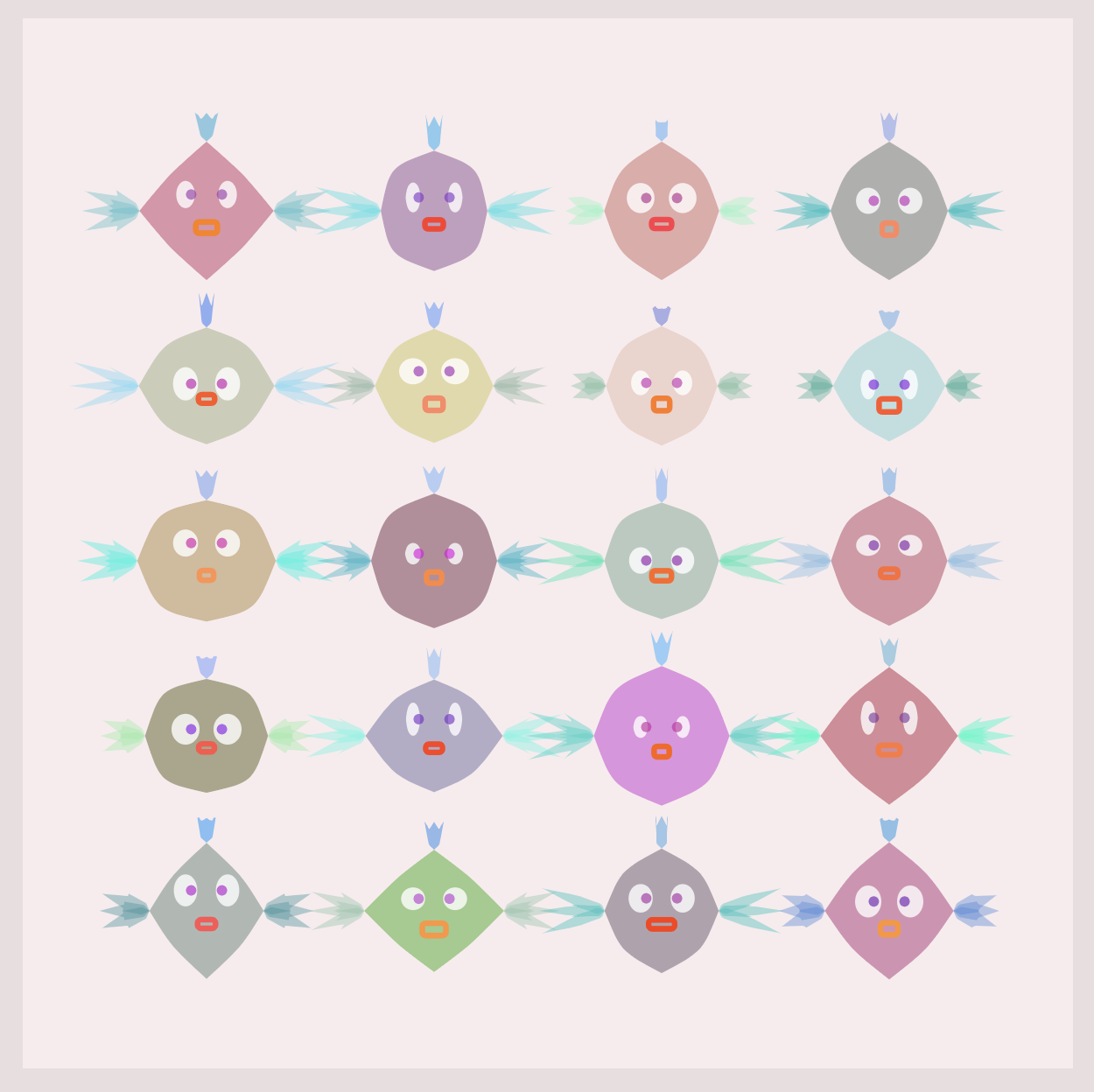 Surprised Fish School
