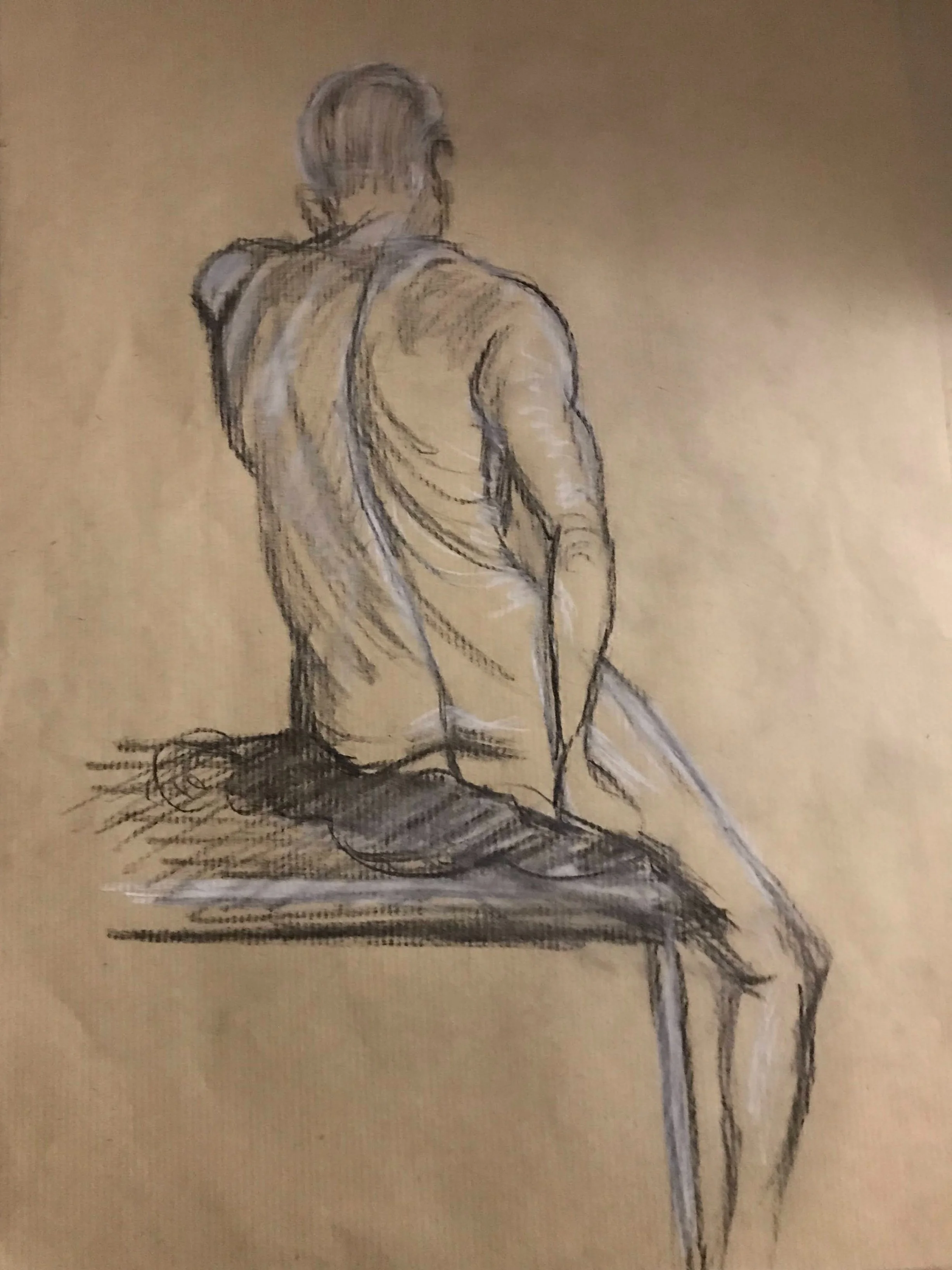 "Resting on table" Available for sale. 40€.