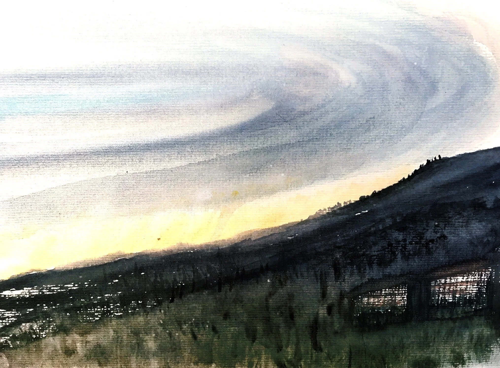 "Spiral cloud formation Corte." Available for sale. 120€