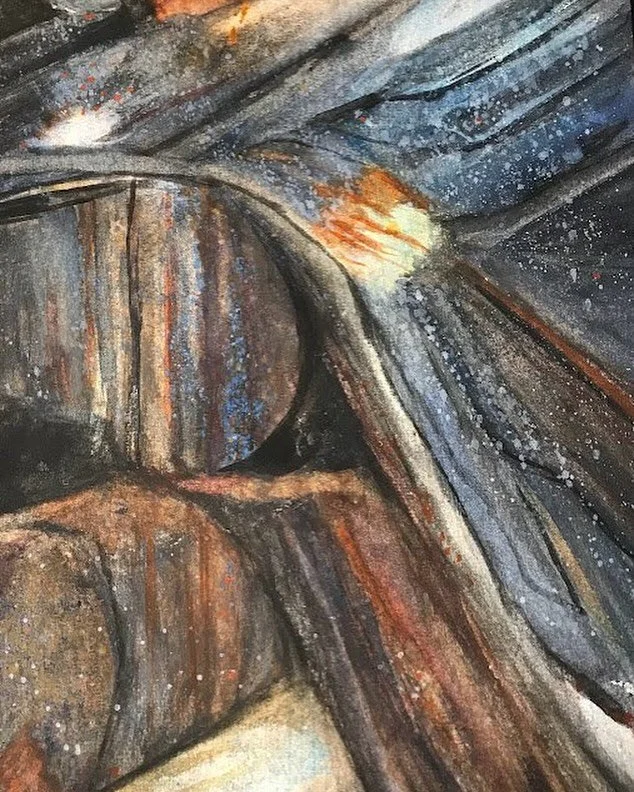 &laquo;&nbsp;Quarry VI&nbsp;&raquo; 2023 

Inspir&eacute; par de longues ann&eacute;es &agrave; pratiquer l&rsquo;escalade dans des sites en France et Angleterre et ma fascination pour les structures g&eacute;ologiques, Quarry VI fait partie d&rsquo;