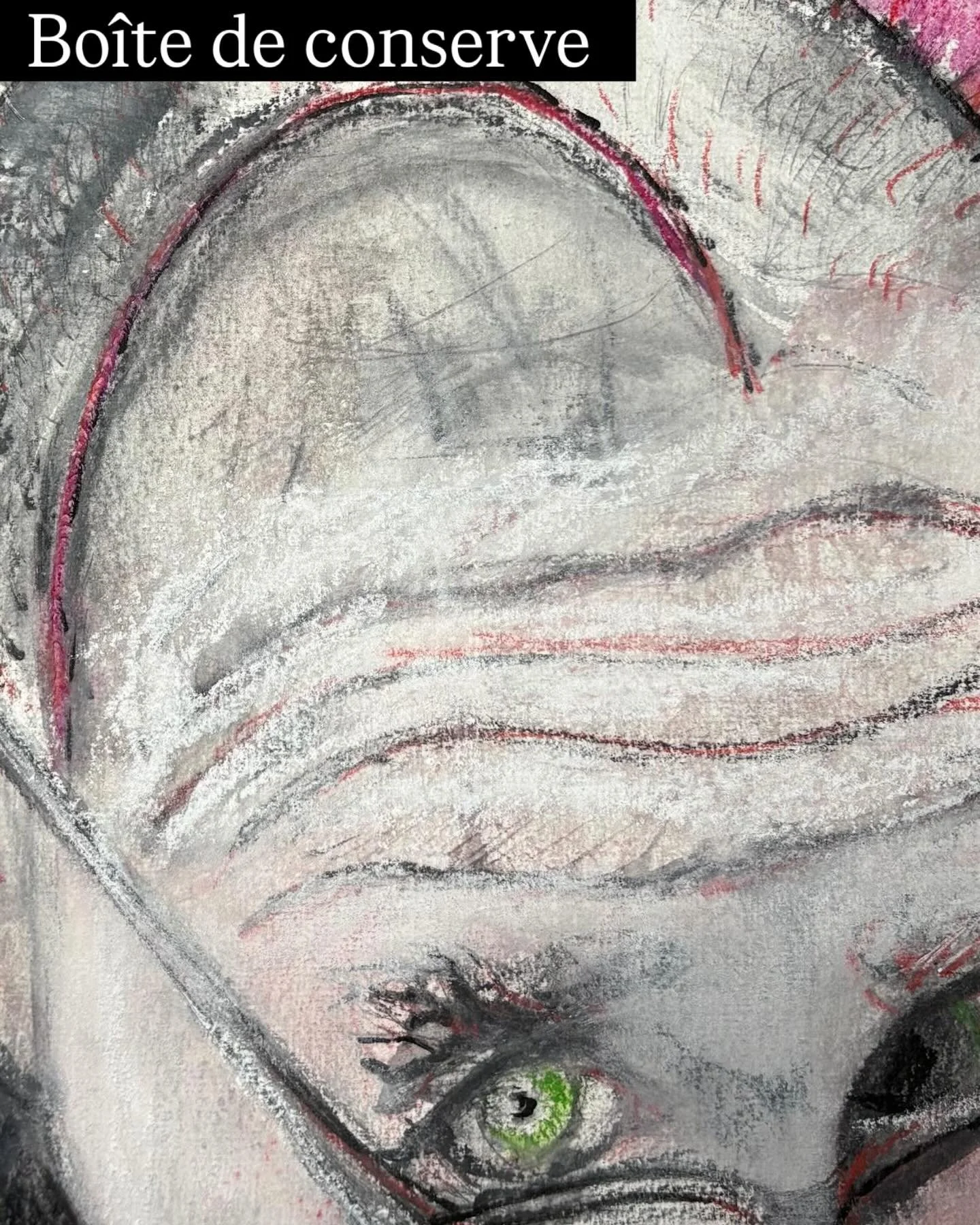 Une esquisse de vie. MDR. Un monstre. Cr&acirc;ne ras&eacute;, cr&acirc;ne ouvert, cr&acirc;ne agraf&eacute; &ccedil;a cr&acirc;ne (craint) toujours. Un motif qui me va rappeler sans doute. #fusain #aquarelle #cutter #crayon #graphite 

A sketch of l
