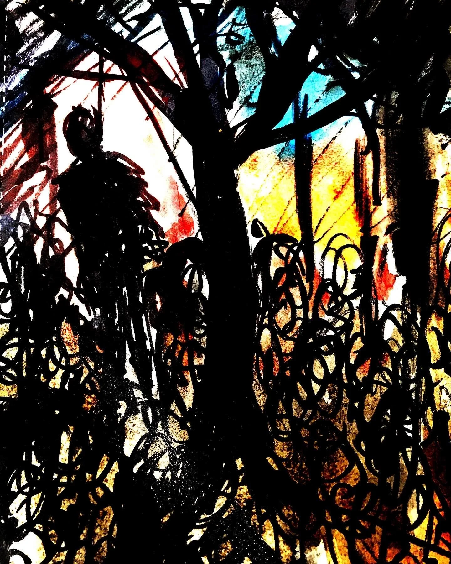 "Strange fruit." 2019. Not available for sale. In a private collection.