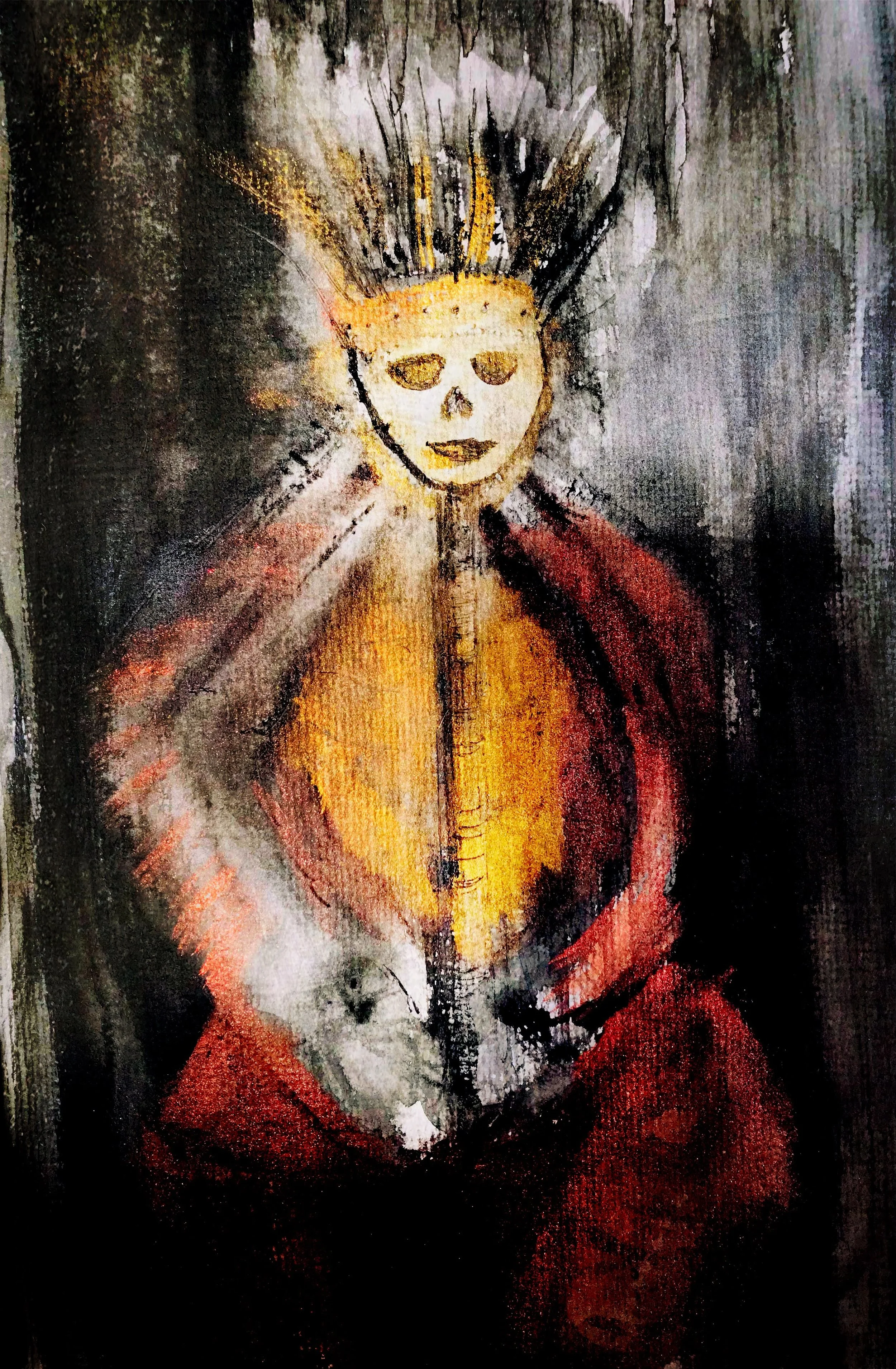 "Scarecrown." Available for sale.
120€