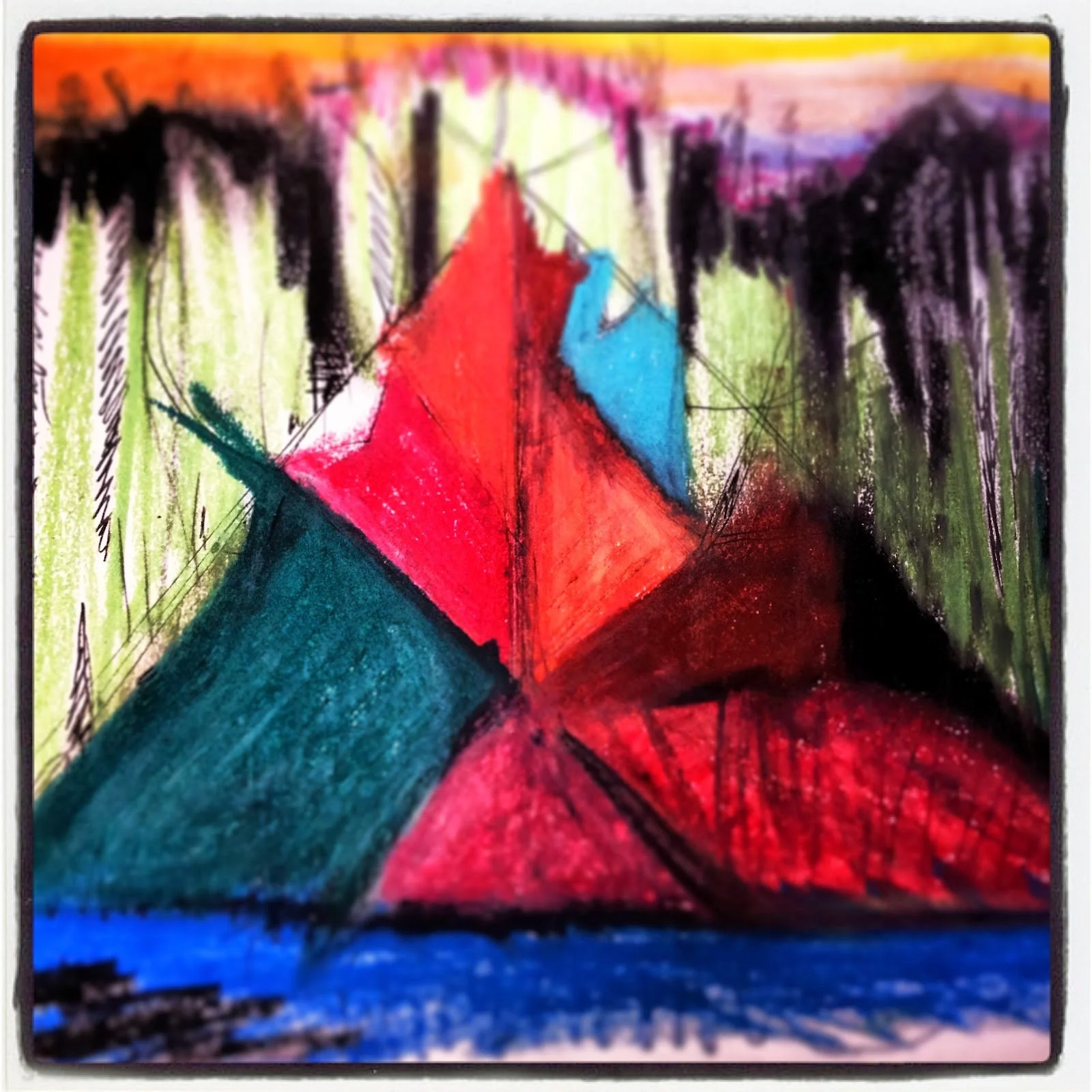 "Teepee." circa 1994. Not for sale.
In a private collection.