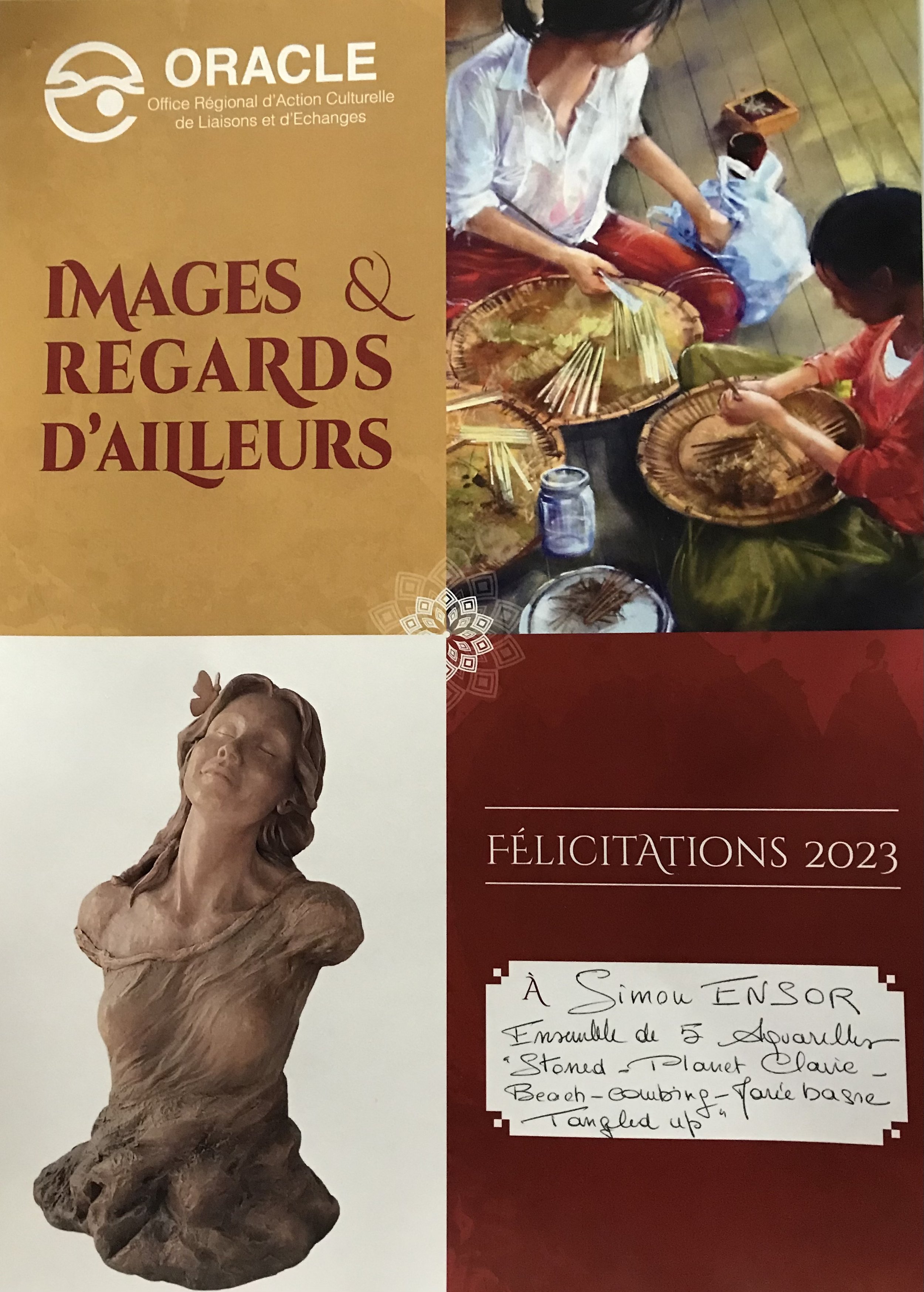 5 paintings from the Caillou collection recognised by the jury of ORACLE 2023