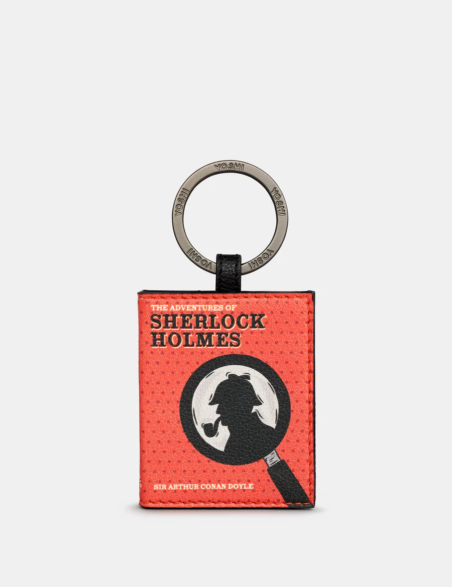 Sherlock Holmes Vegan Leather Keyring 1.png