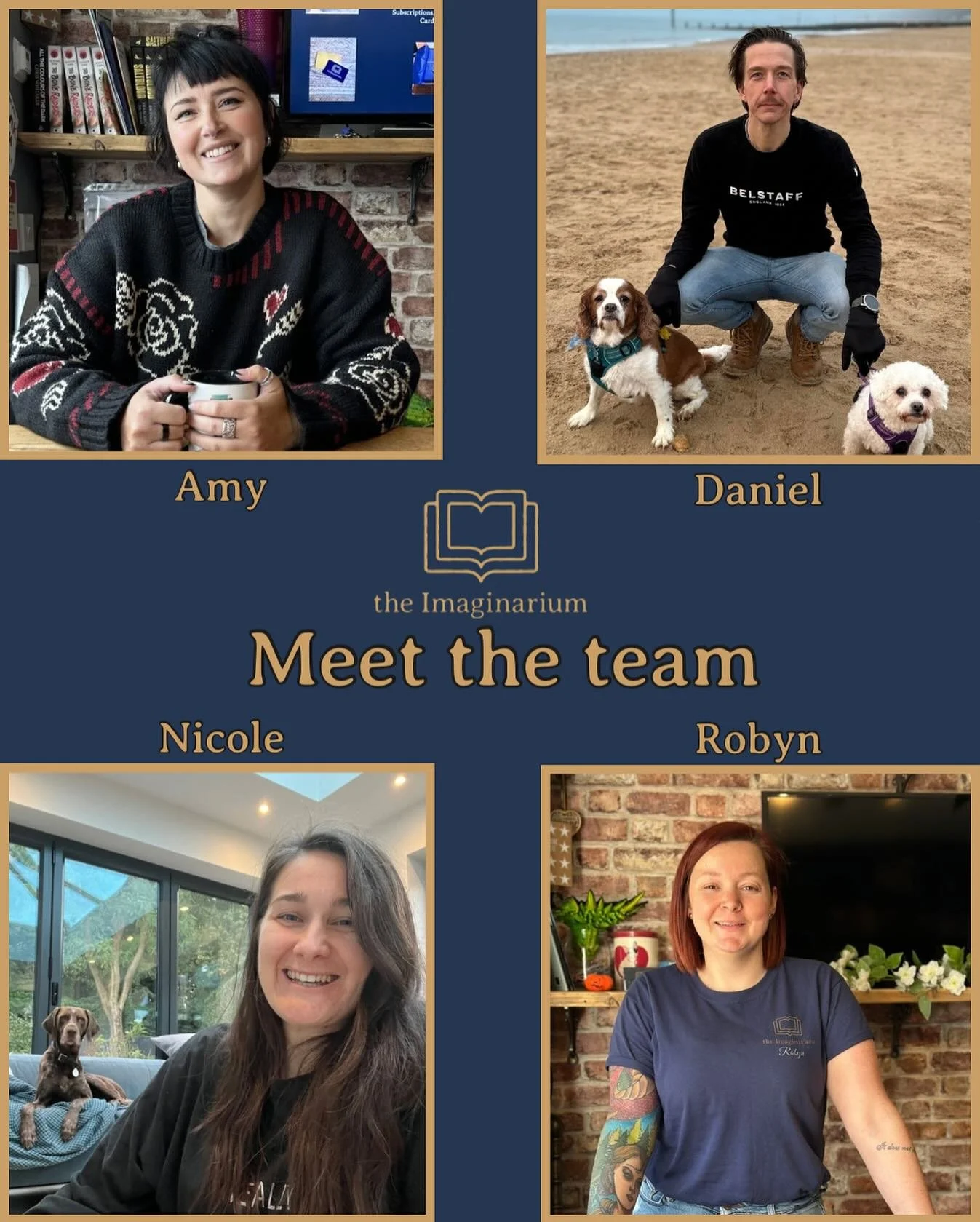 📚Meet The Team📚

Every so often, we like re-introduce ourselves. Partly for our new followers, but also to show that we&rsquo;re a small team of actual human beings, not book trolls- or an algorithm. 

This time we&rsquo;re excited because it&rsquo