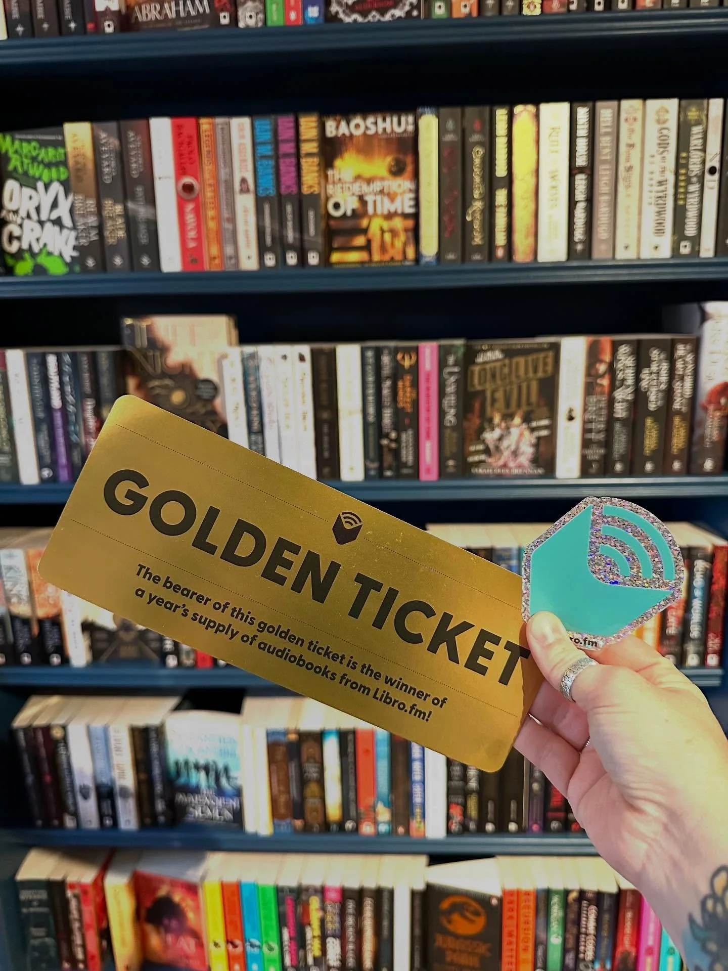 We don&rsquo;t care how you &ldquo;read&rdquo;, as long as you&rsquo;re reading. Which is why we&rsquo;re working with @librofm to offer a lucky customer A YEARS SUPPLY OF AUDIO BOOKS! 

We&rsquo;ve hidden this golden ticket somewhere in the shop, an