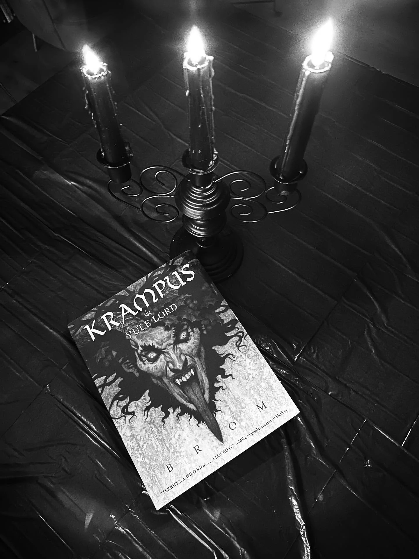 Our Horror book club has its first read! 

Over Christmas, they&rsquo;ll be reading Krampus by Brom, ready to discuss in January. 

Our horror book club is currently full, but there&rsquo;s no reason you can&rsquo;t also read Krampus. We have a few e