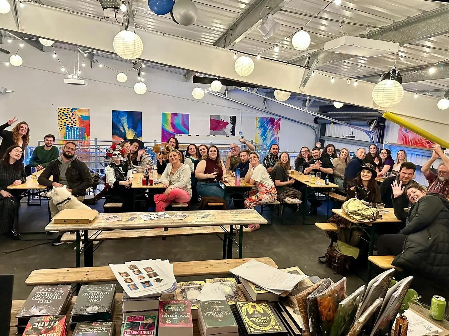 A HUGE thank you to everyone who came along to our SFF quiz last night. We had a fantastic time and were incredibly impressed with the level of knowledge. 

Congratulations to the winning team, who were gifted a &pound;20 Imaginarium voucher each, a 