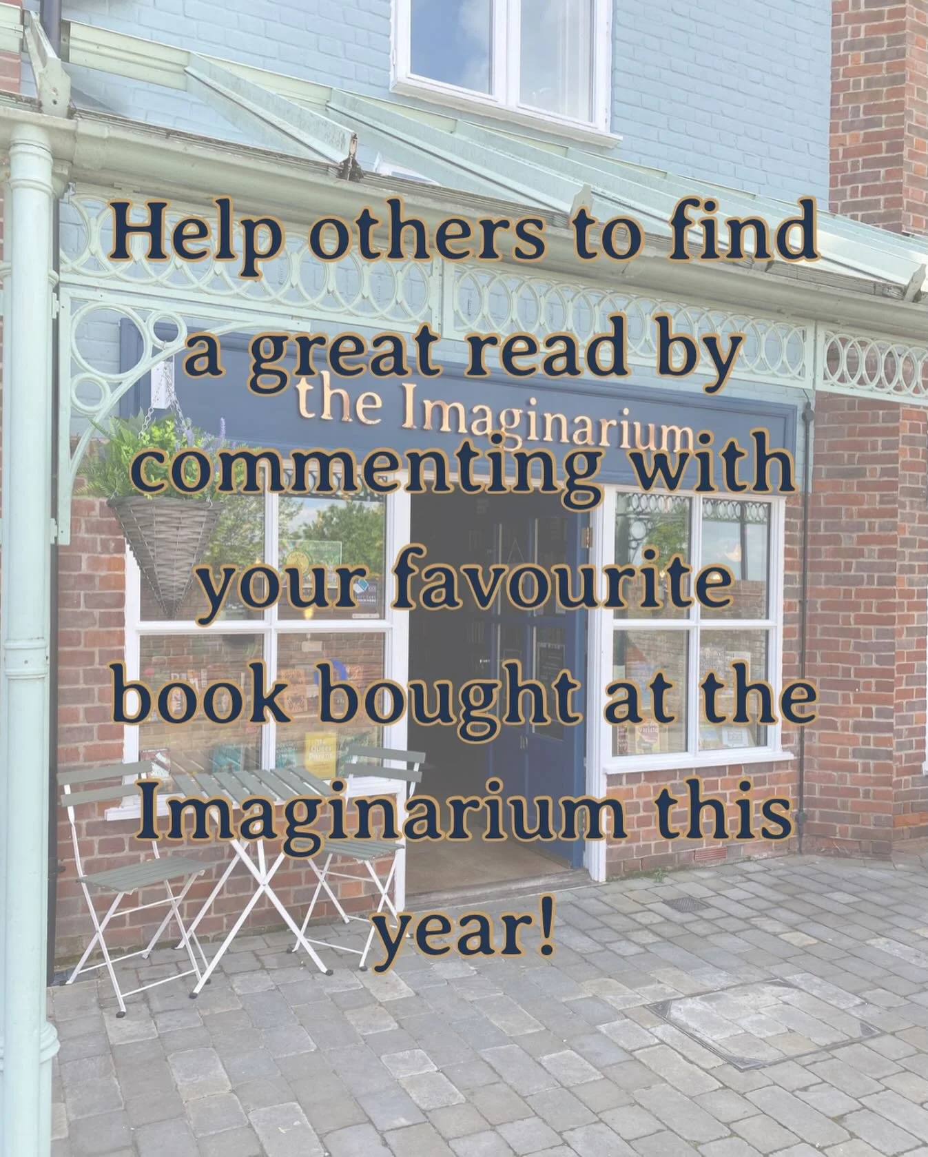 Let&rsquo;s encourage others to shop with indie bookshops, and help them find a new great read, by commenting with your favourite read you&rsquo;ve bought from The Imaginarium this year. 

#bookshop #indiebookshop #booklover #reader #reading #books #