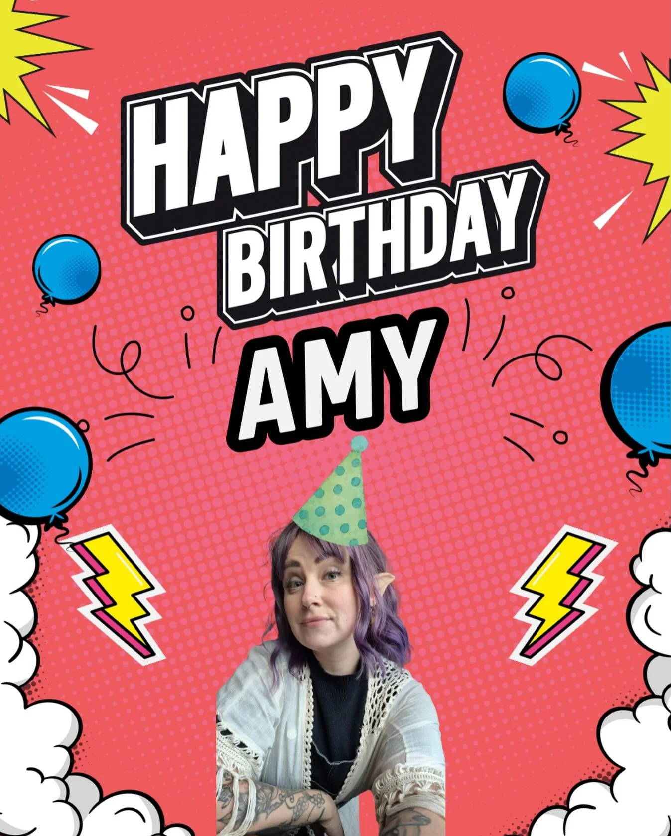 🎈HAPPY BIRTHDAY🎈

Help us wish Amy a wonderfully fun and happy birthday! 

Hope you have a great day Amy and get spoiled rotten!

#happybirthday #bookshop #birthday