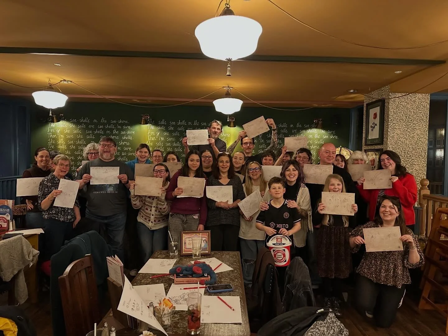 On Sunday, we at the Imaginarium, hosted a fantasy map 🗺️ drawing workshop to raise much needed donations for our local basics bank. 

The session was great fun, but pales in comparison to everyone&rsquo;s generosity. We had SIX boxes of essentials 