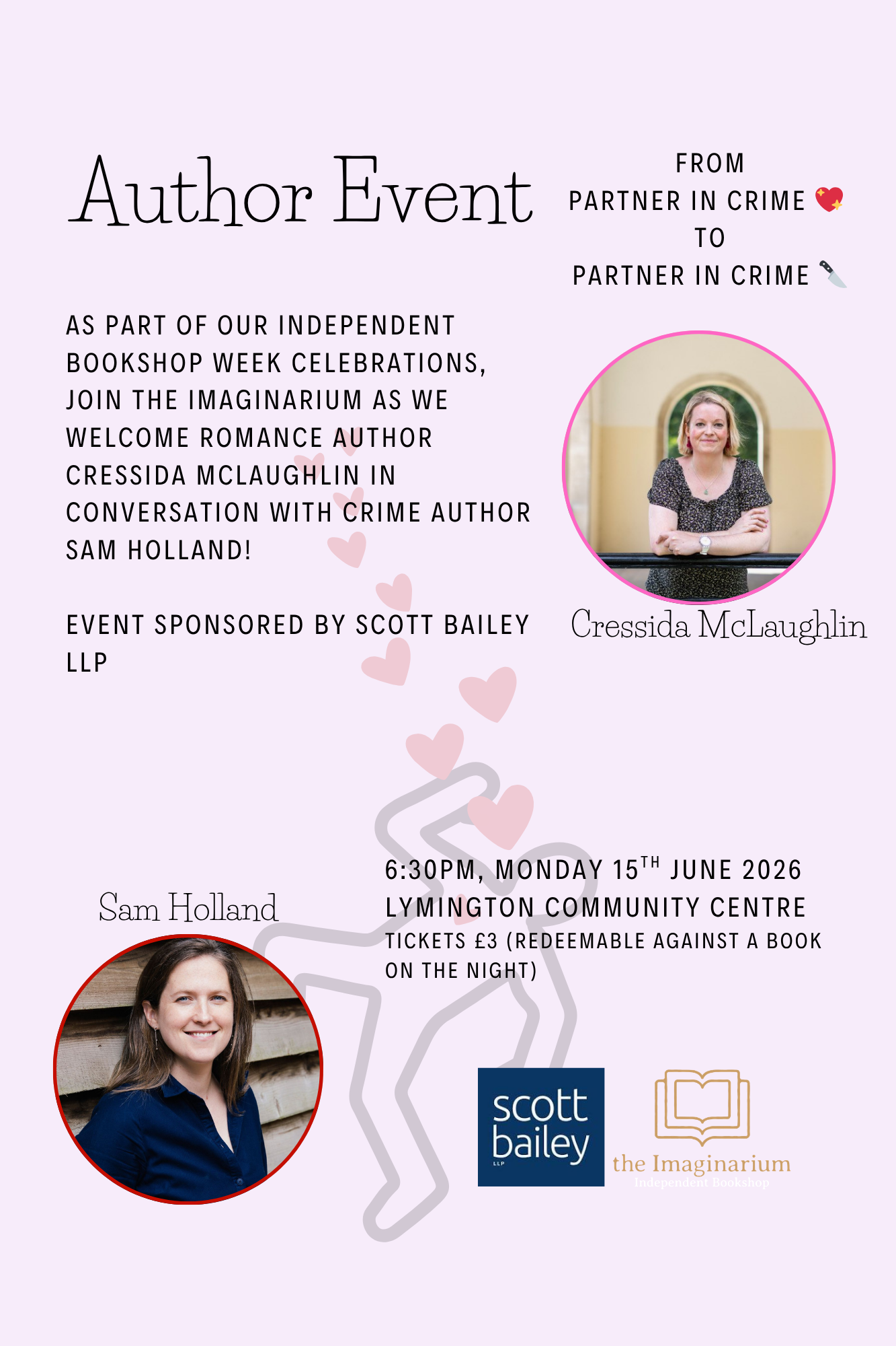 Cressida McLaughlin & Sam Holland in Conversation