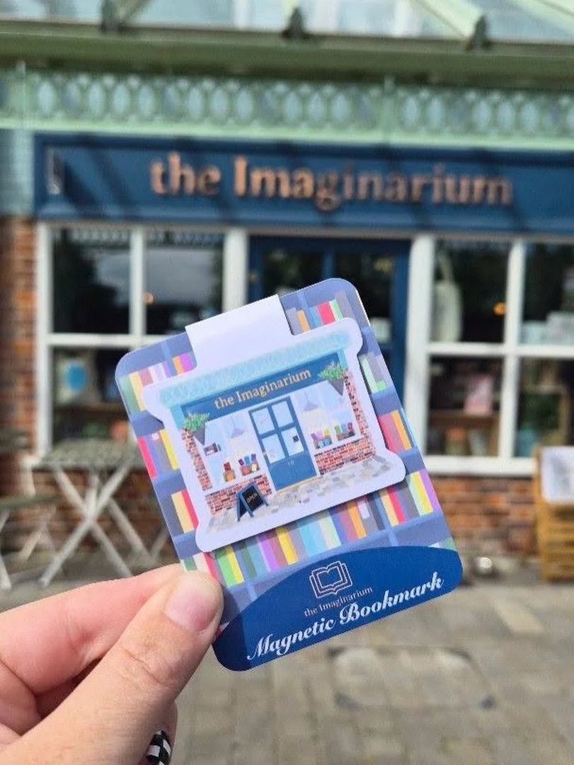 THEY&rsquo;RE HERE!! 🔖 

Our BRAND NEW Imaginarium Magnetic Bookmarks and stickers have arrived this morning&hellip; now you can have a reminder of your fave indie bookshop every time you open your book 😜 

We will be shipping out pre-orders asap

